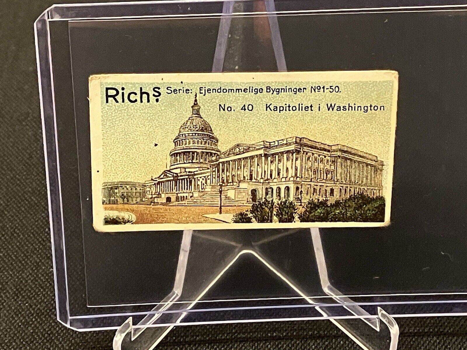 1926 Rich’s Collectors Vintage Series “Ejendommelige Bygninger” Capitol Building