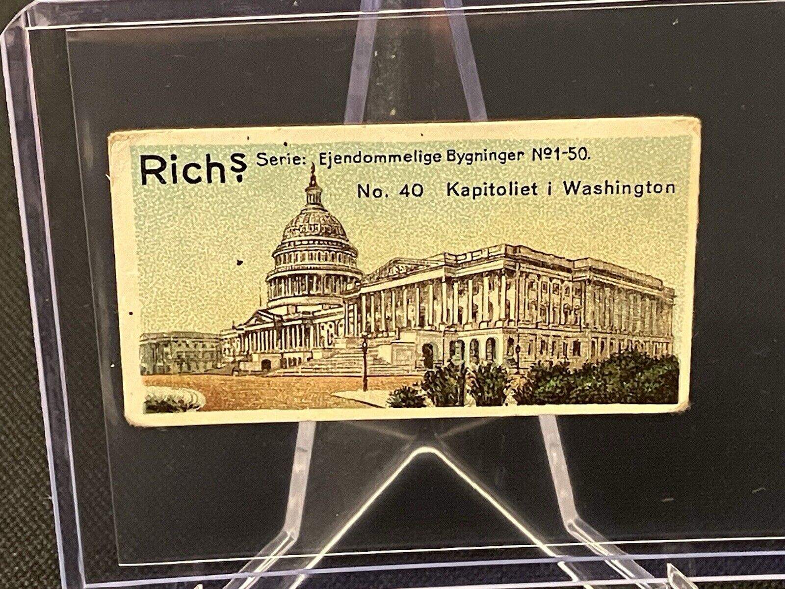 1926 Rich’s Collectors Vintage Series “Ejendommelige Bygninger” Capitol Building