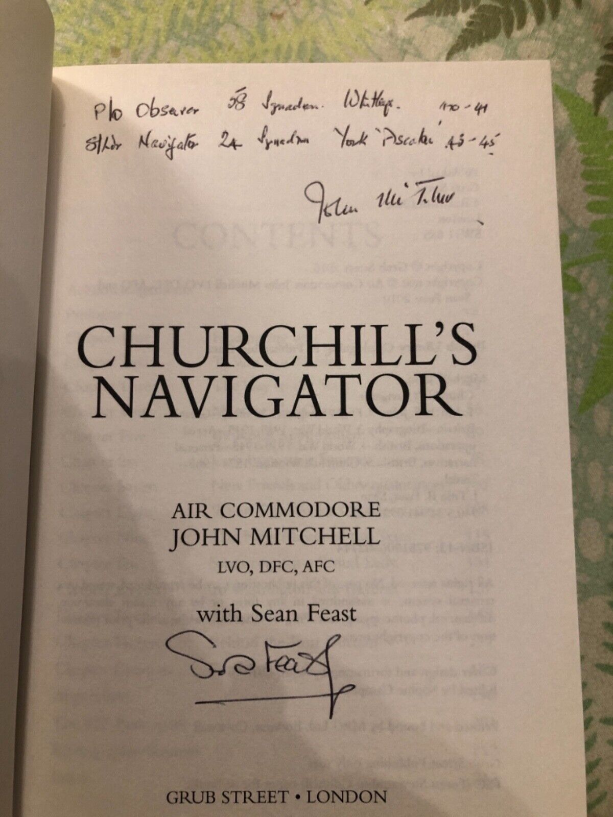 Churchill’s navigator(signed)