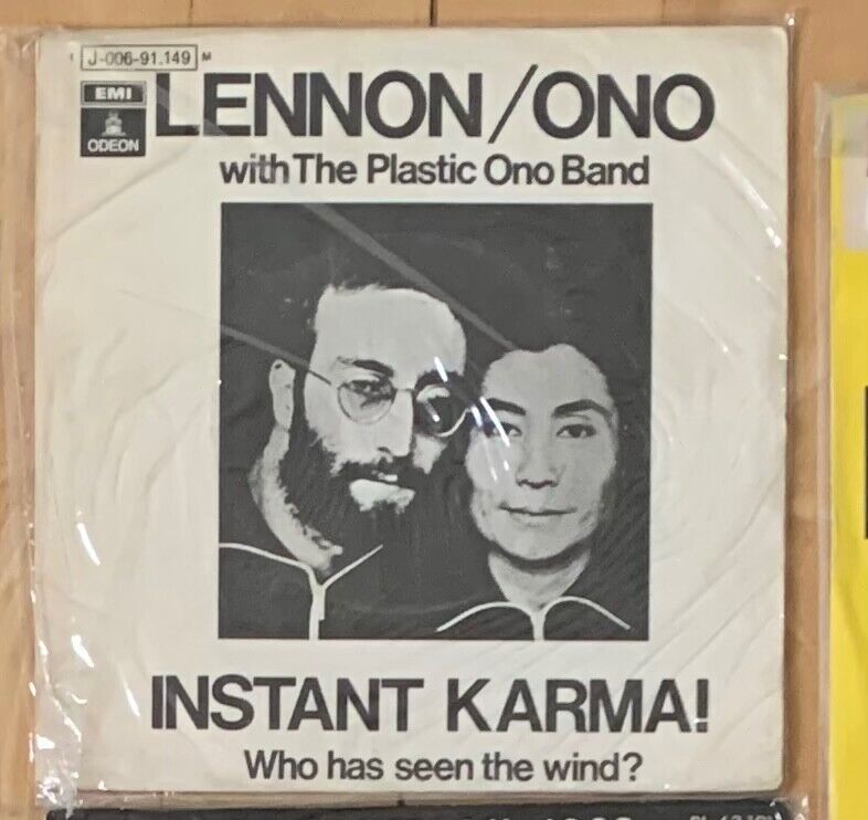 John Lennon 7" Instant Karma Lennon/Ono