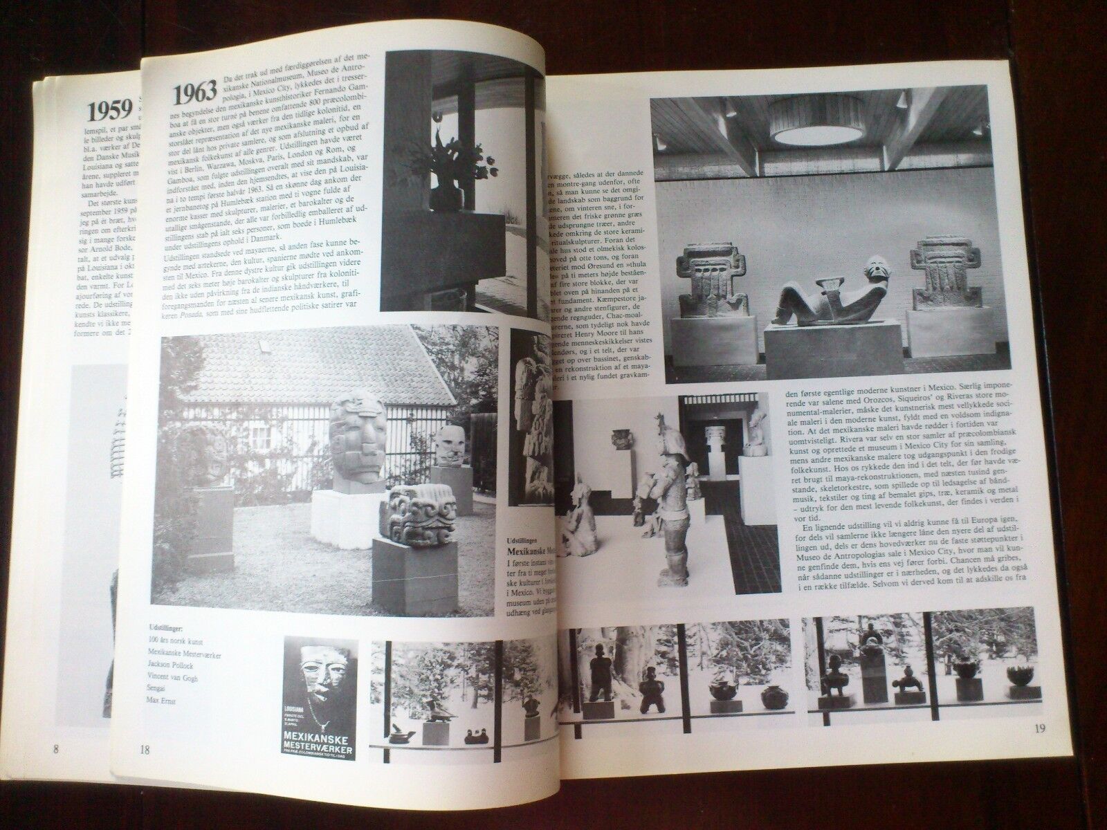 Danish art magazine"Louisiana " 25th Ann 1983 123 pages wexhibitions and art