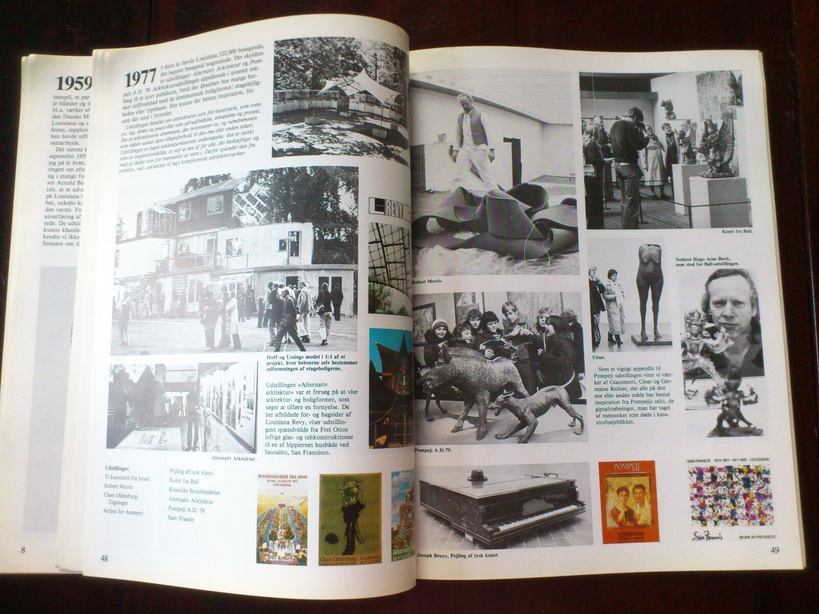 Danish art magazine"Louisiana " 25th Ann 1983 123 pages wexhibitions and art