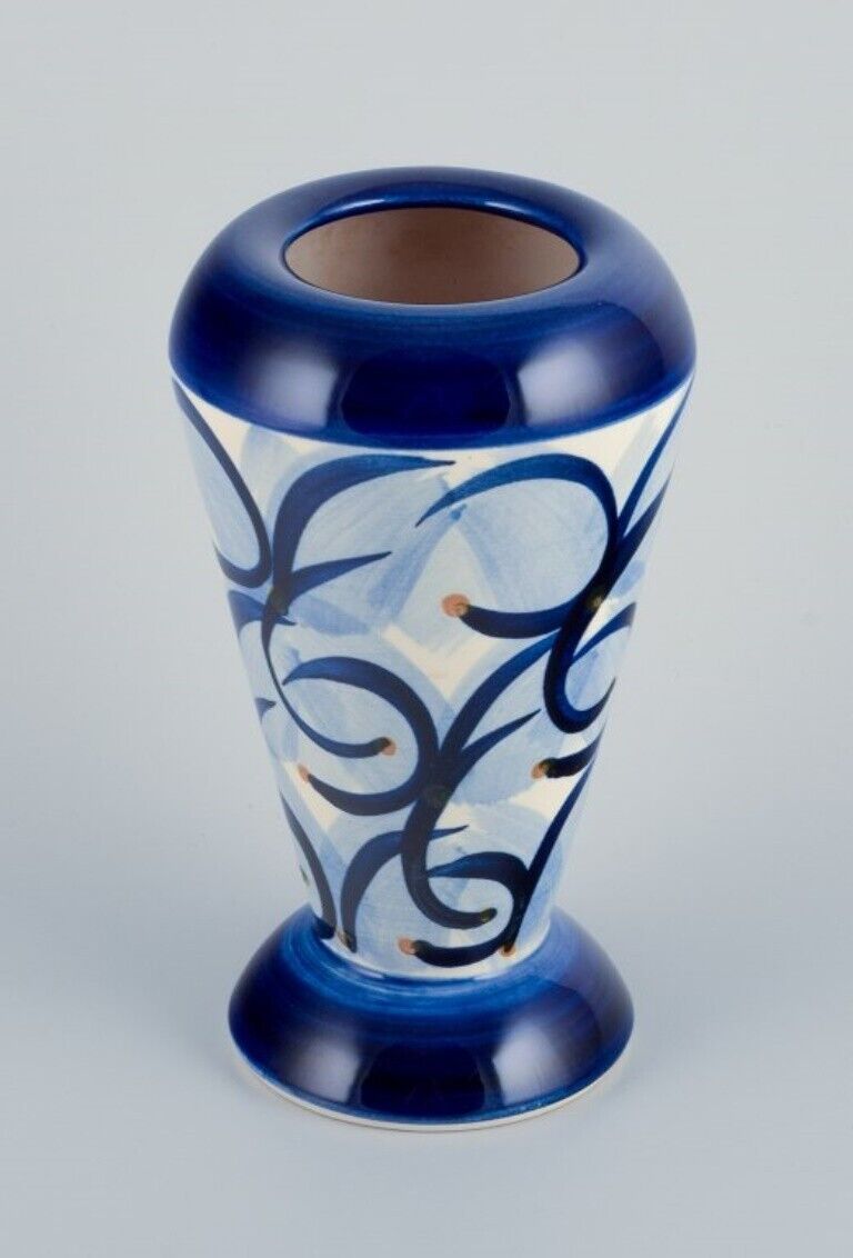 Søholm Bornholm Denmark Ceramic vase with abstract design