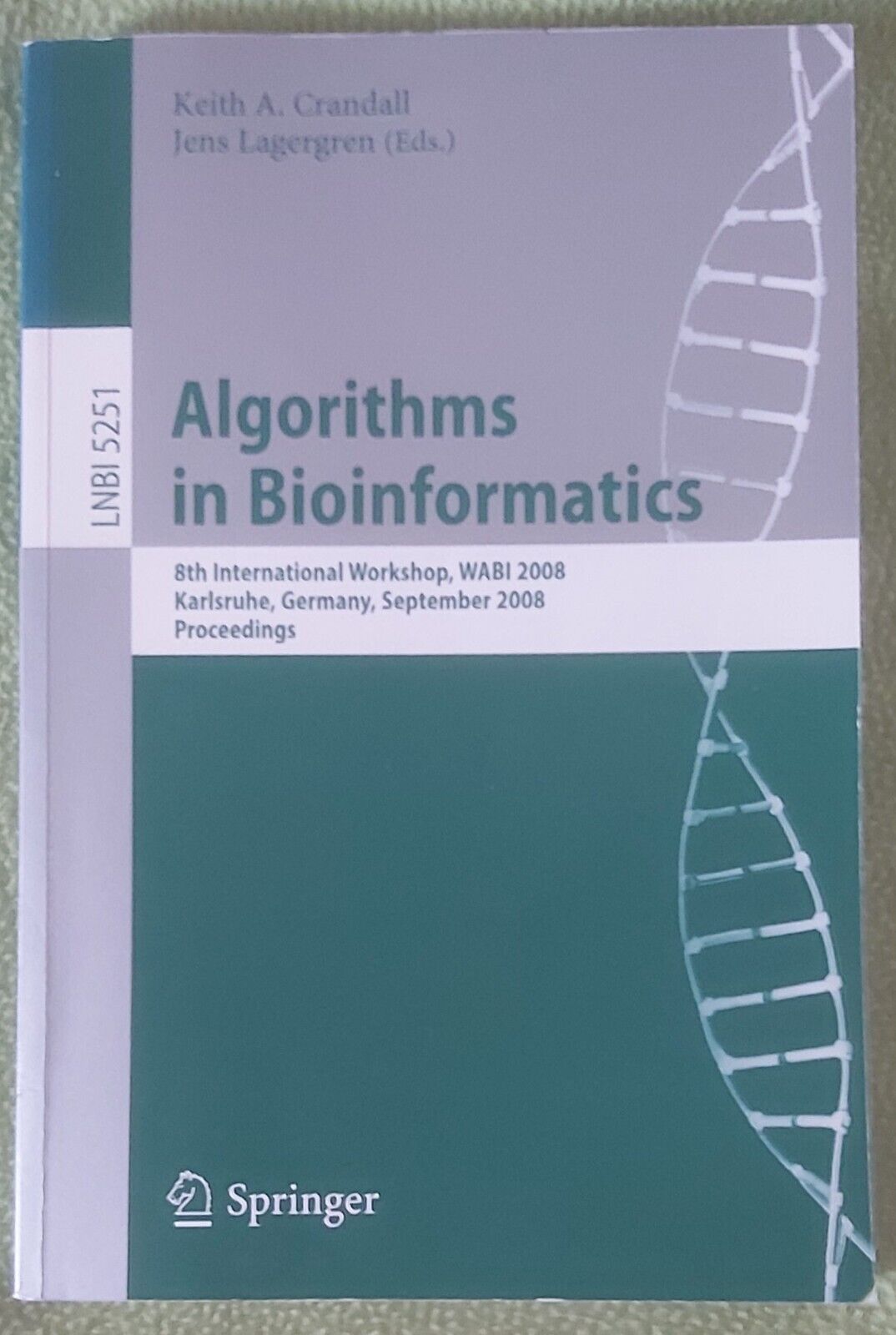 Algorithms in Bioinformatics WABI 2008