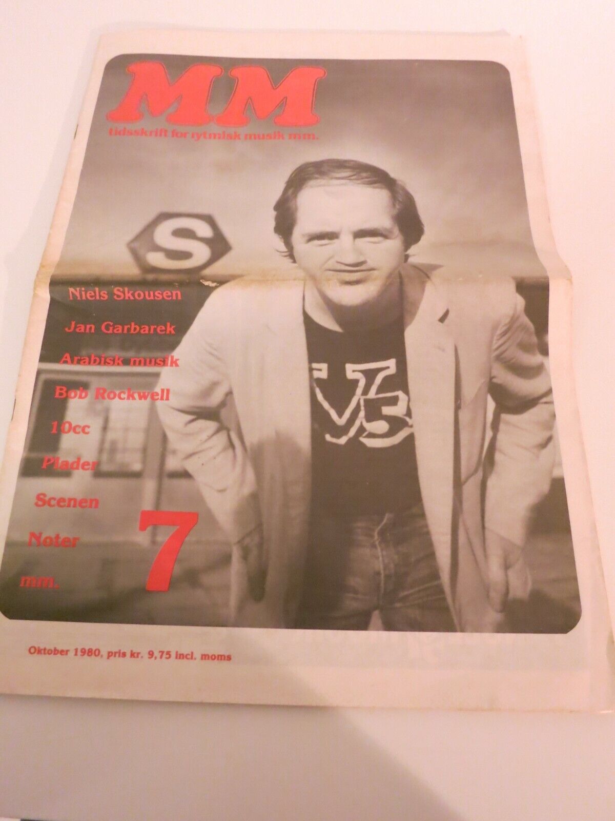 Danish Magazine 1980 NIELS SKOUSEN Bob Rockwell 10 cc NA6