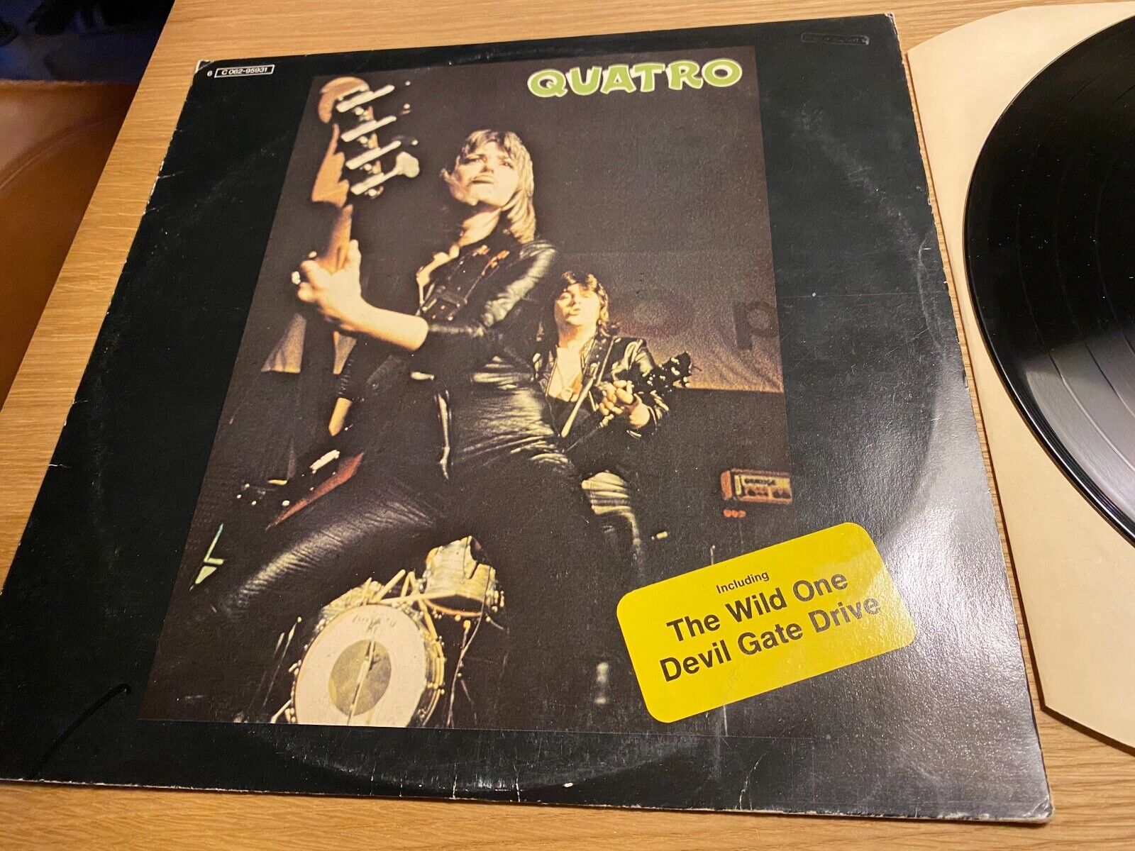 SUZI QUATRO "QUATRO" 1974 12 TRACK DANISH PRESS LP RAK RECORDS NCB DENMARK ROCK*