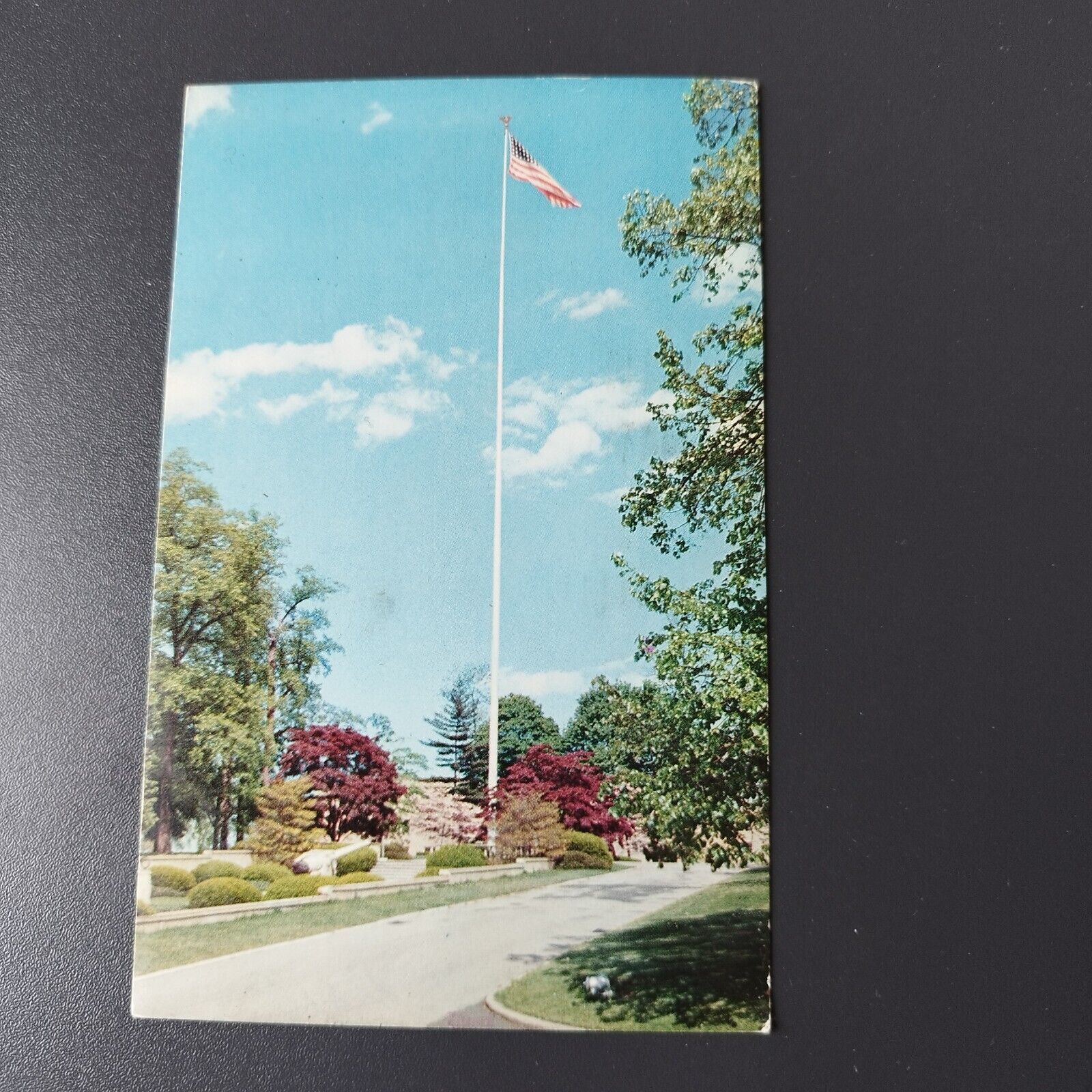 NY  King's Point Main flagpoleU S Merchant Marine Academy 1962