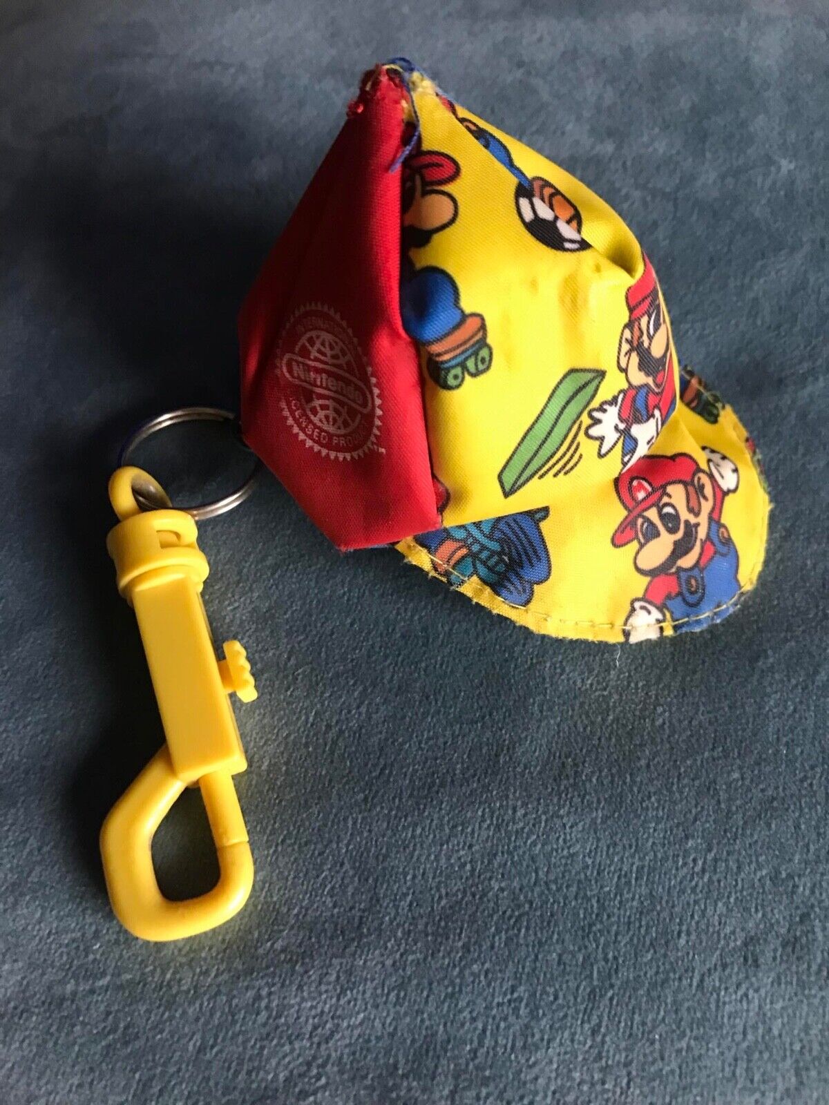 Vintage Mario Bros keychain purse