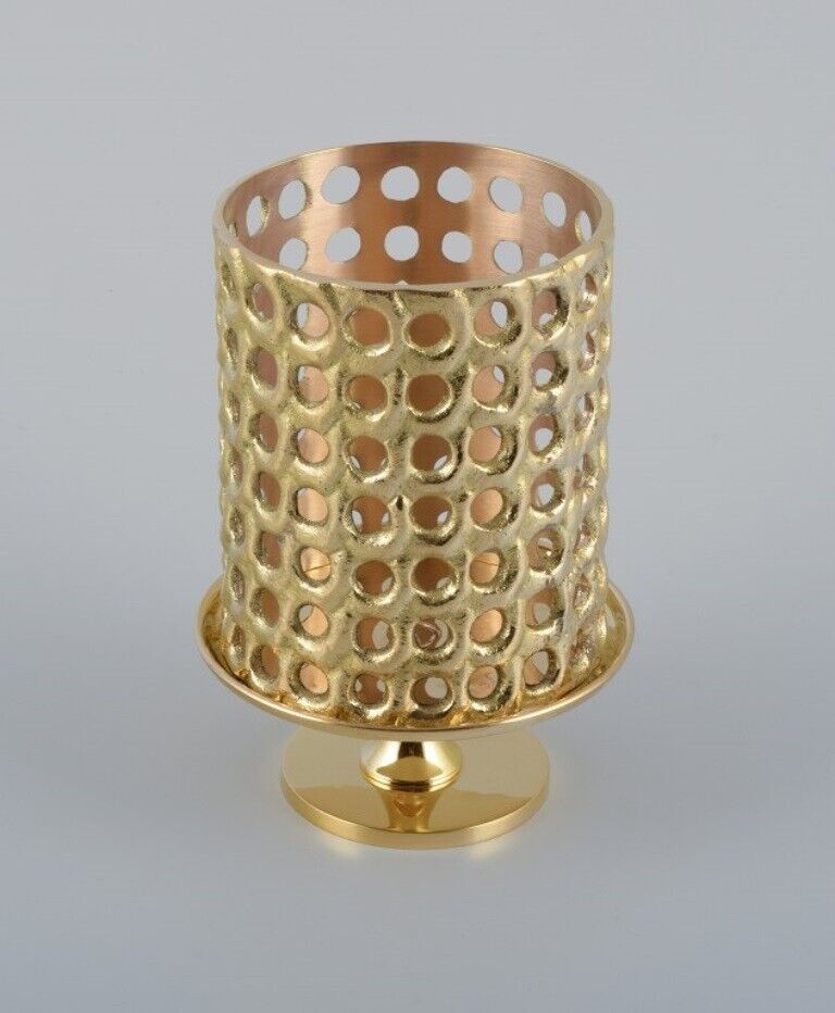 Pierre Forsell for Skultuna Tea light lantern in polished brass 21st C