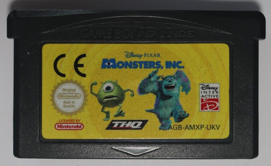 Monsters Inc Nintendo Game Boy Advance AGB-AMXP-UKV Cartridge Only