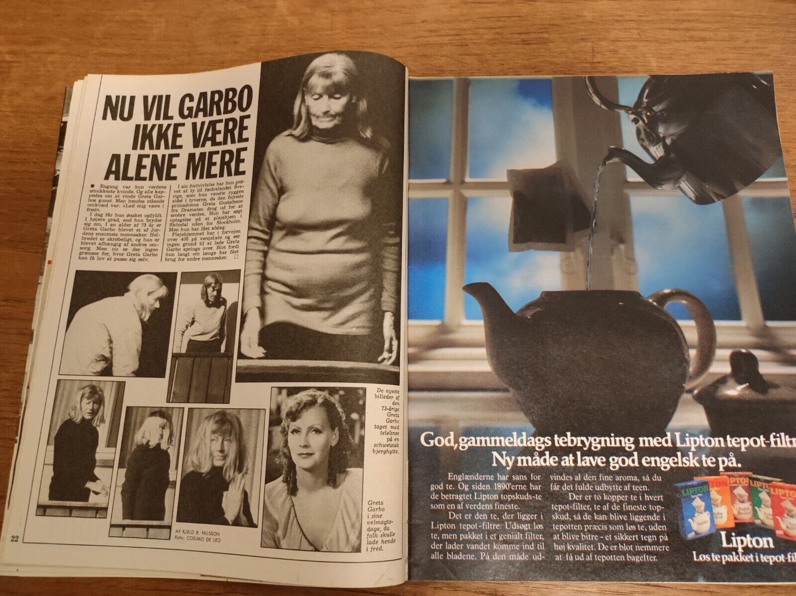 BJORN BORG Gemma Jones ABBA Sanne Salomonsen GRETA GARBO 79 Danish Magazine BB50