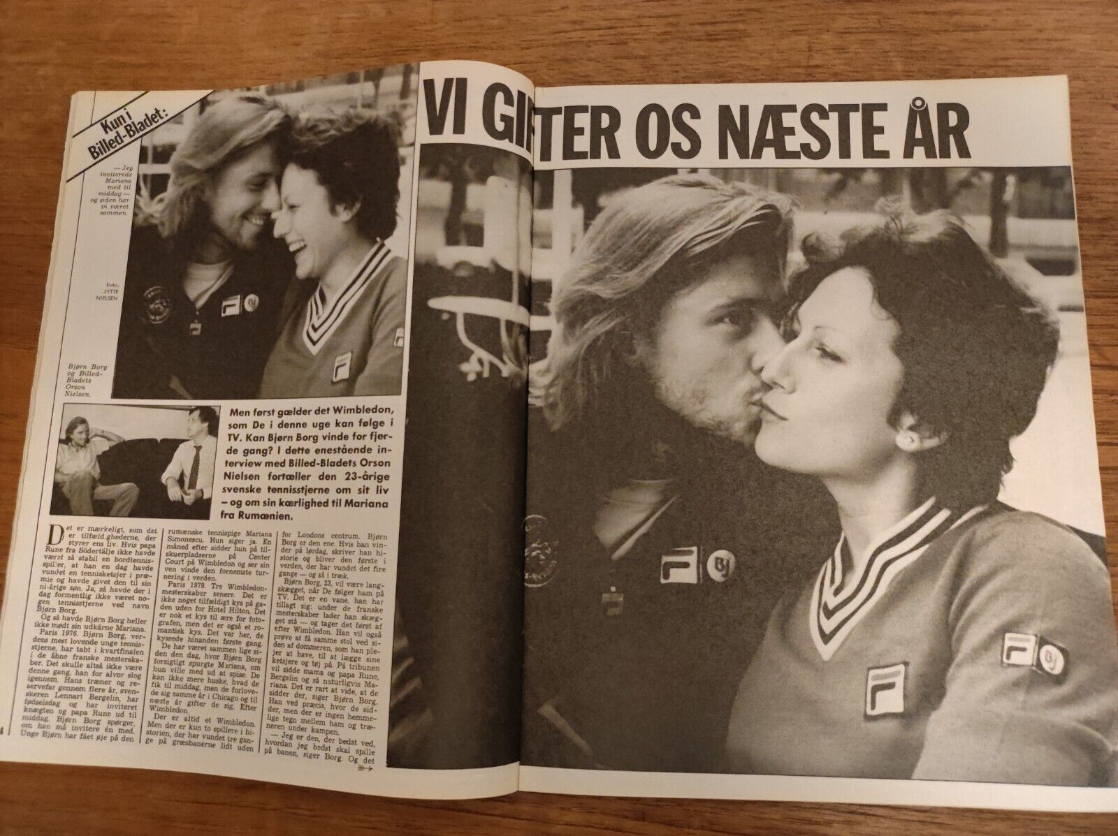 BJORN BORG Gemma Jones ABBA Sanne Salomonsen GRETA GARBO 79 Danish Magazine BB50