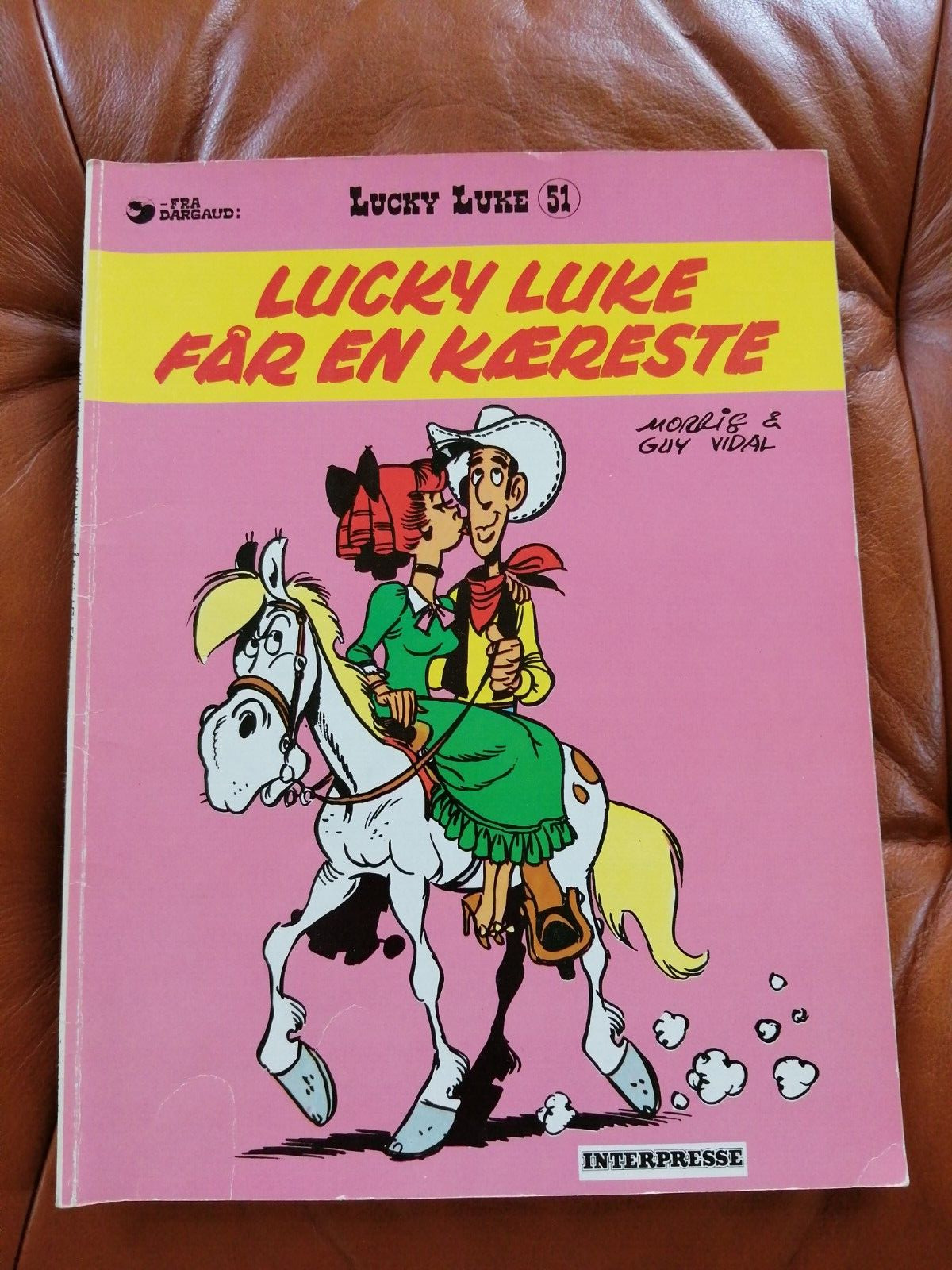 DenmarkComic bookLucky Luke no 51Interpresse 19861ed