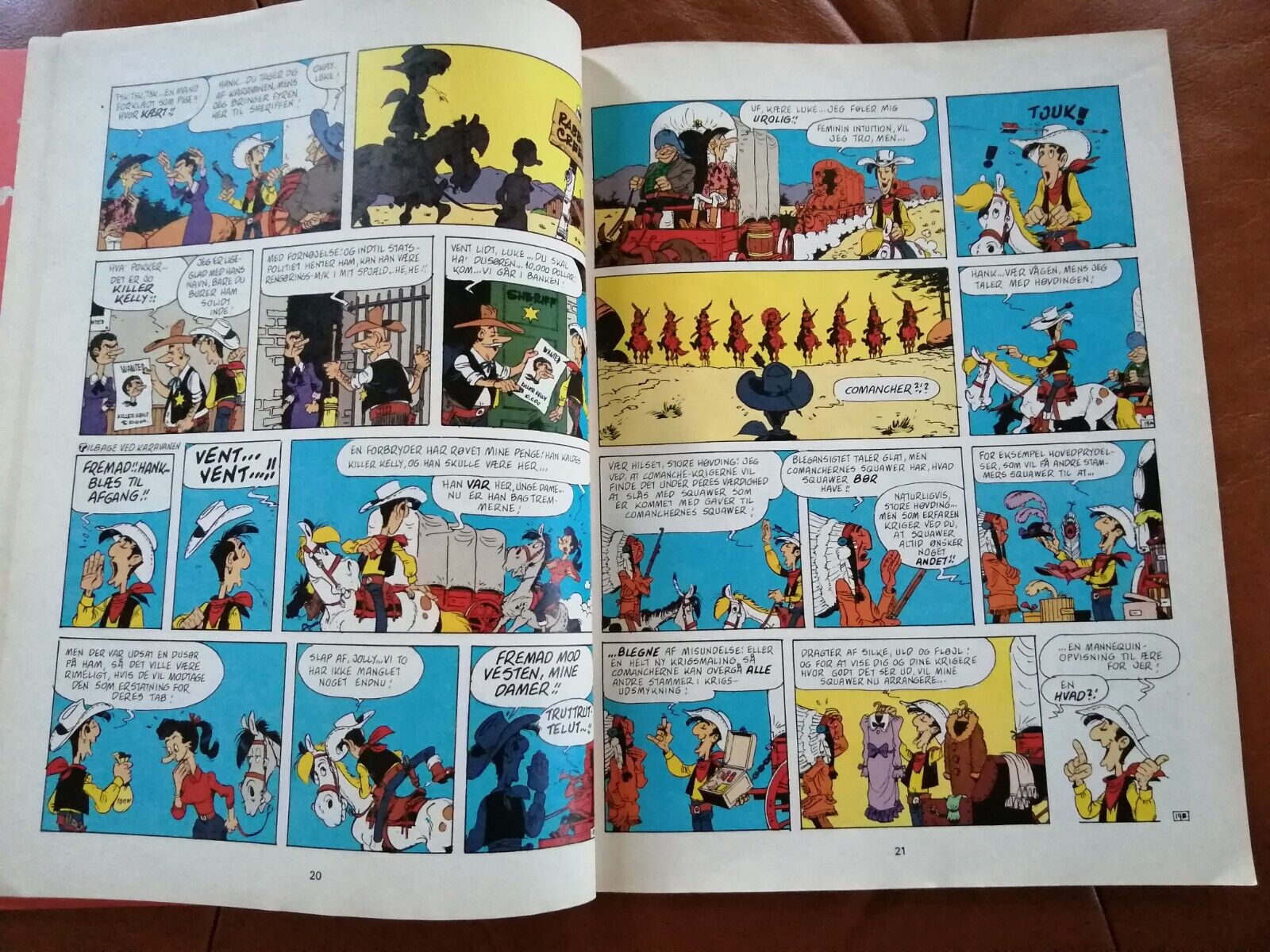 DenmarkComic bookLucky Luke no 51Interpresse 19861ed