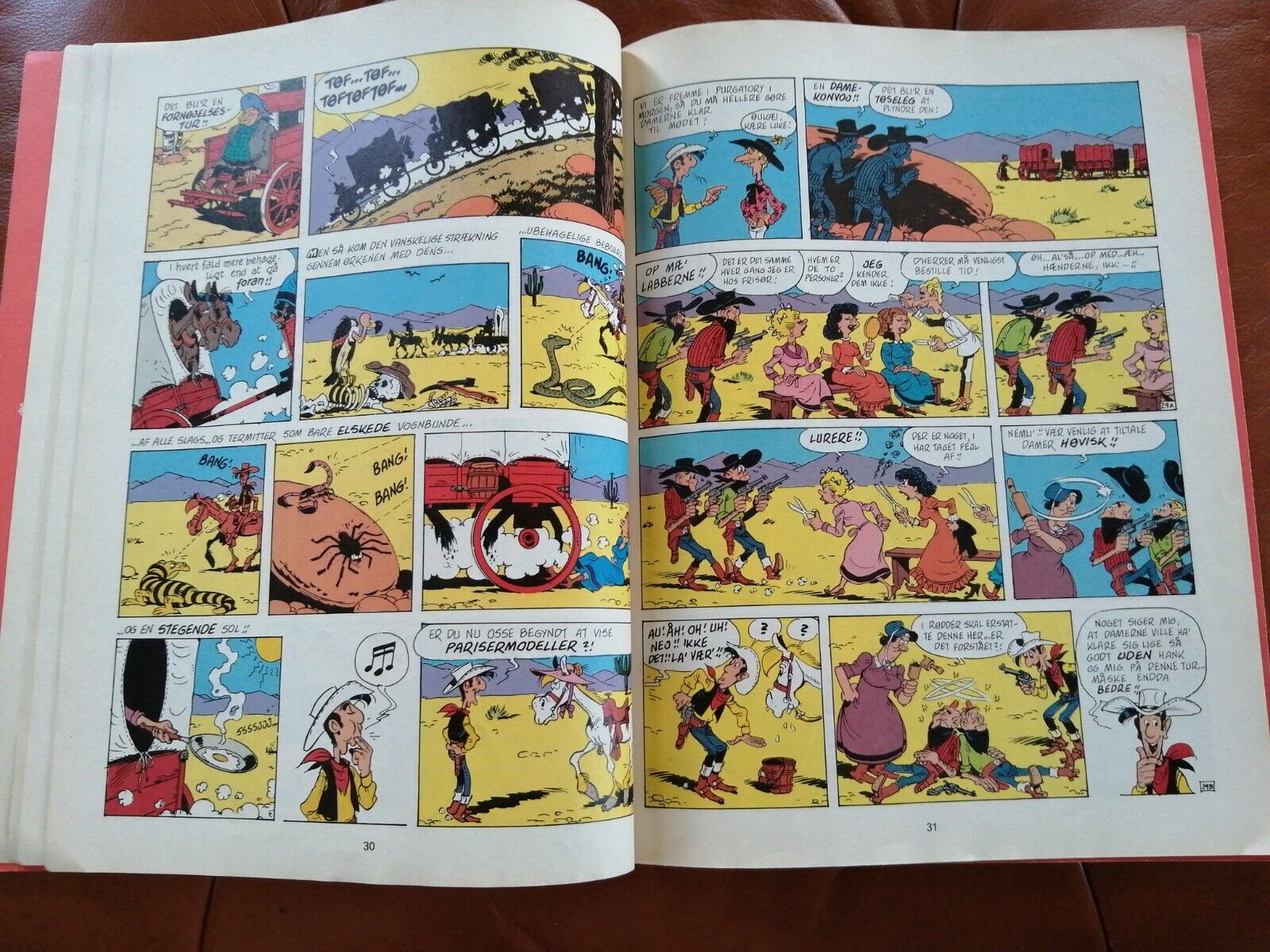 DenmarkComic bookLucky Luke no 51Interpresse 19861ed