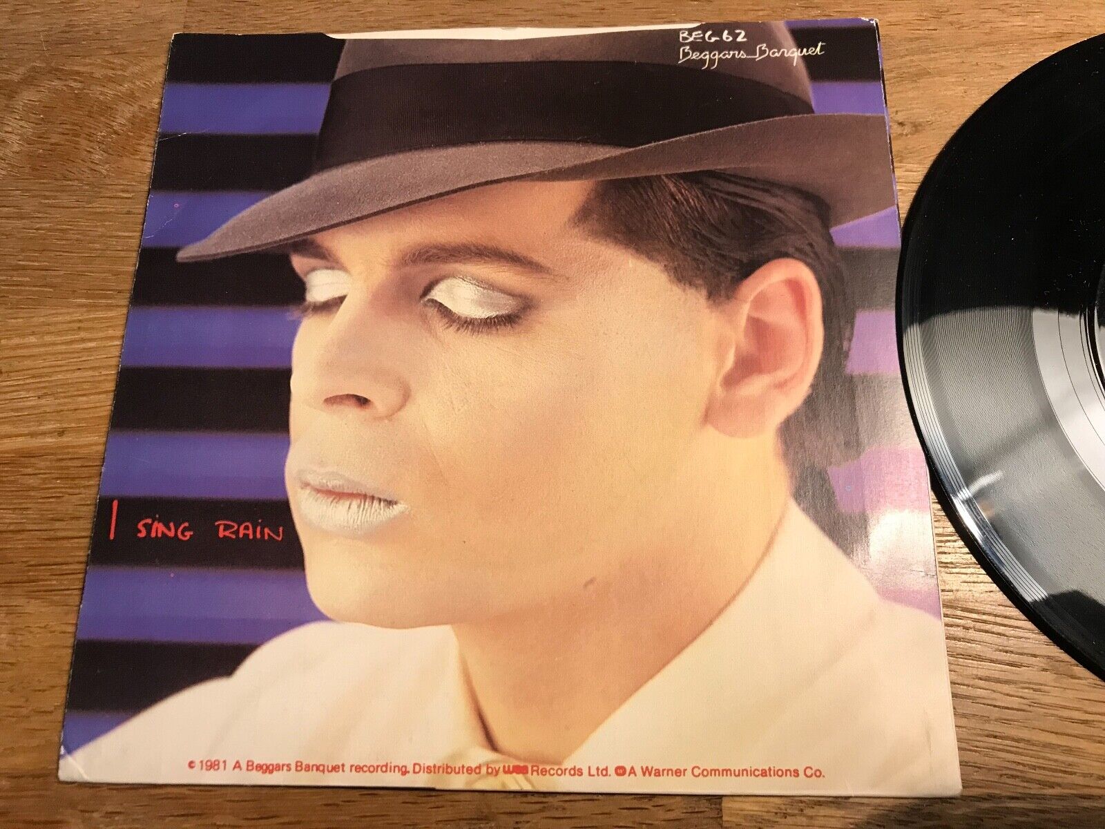 GARY NUMAN "SHE´S GOT CLAWS / I SING RAIN" 1981 UK 7" BEGGARS BANQUET ENGLAND***