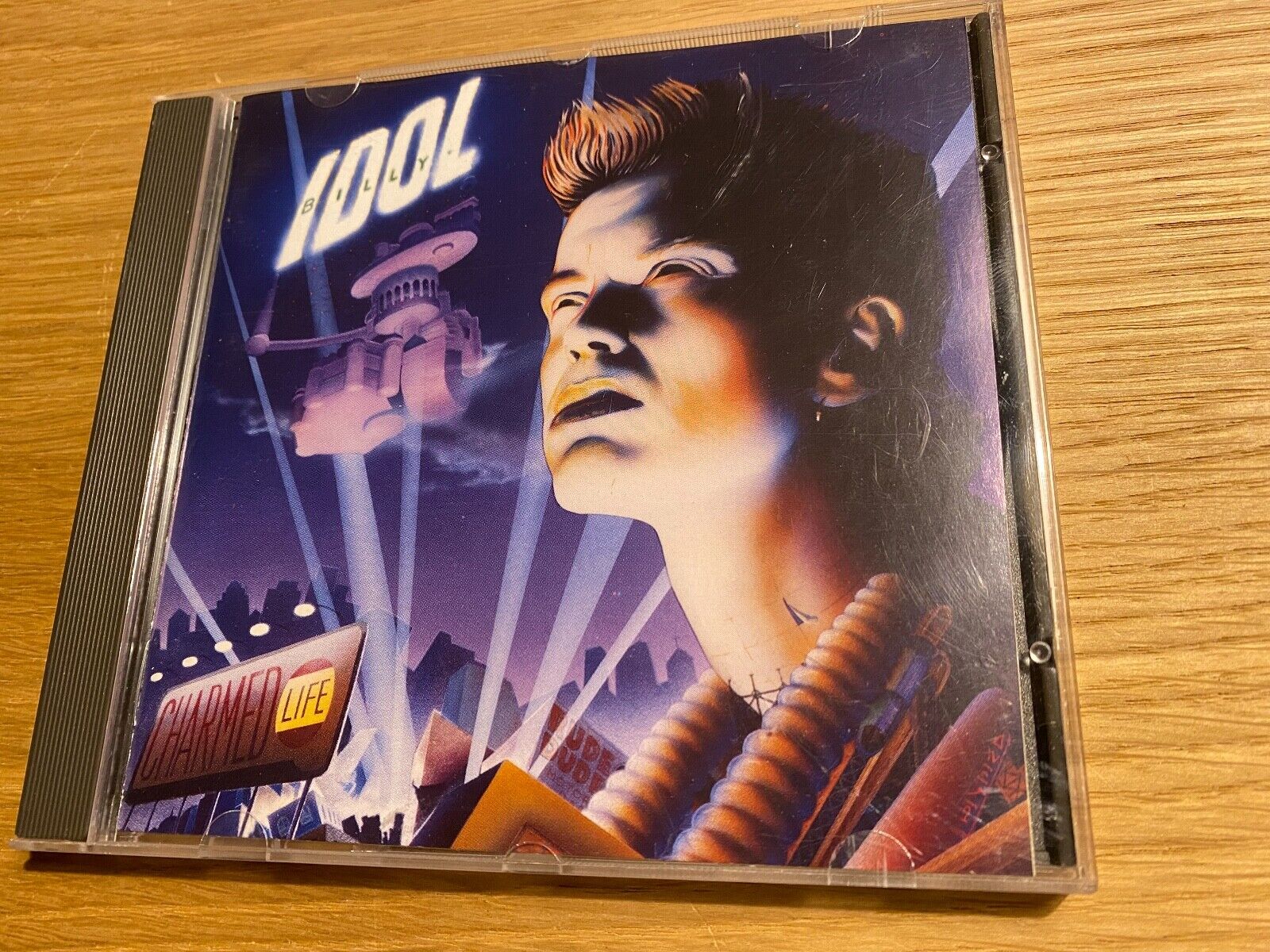 BILLY IDOL "CHARMED LIFE" 1990 CD ALBUM 11 TRACK CHRYSALIS RECORDS UK PRESSING