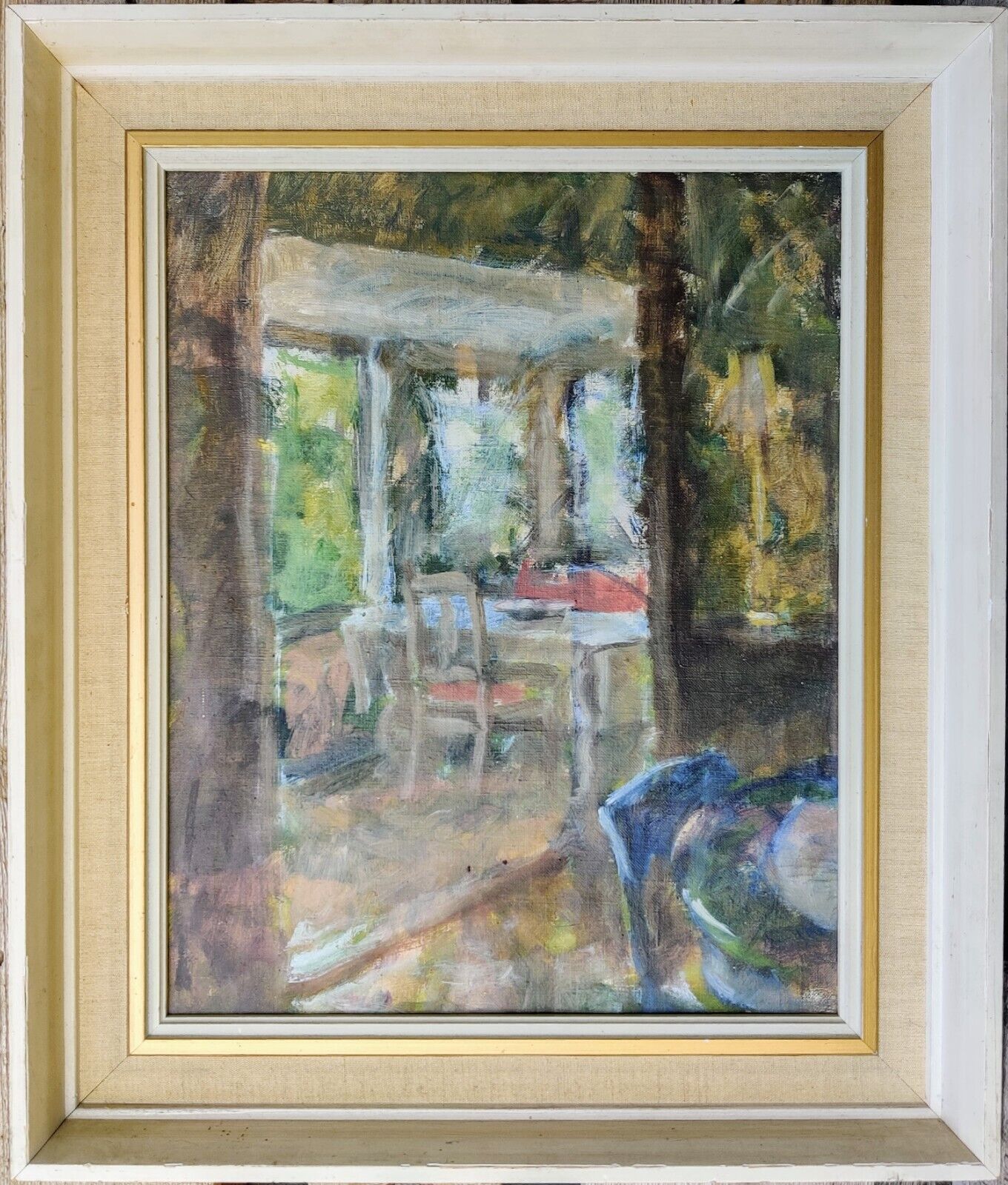 INTERIOR original oil painting low shipping!!