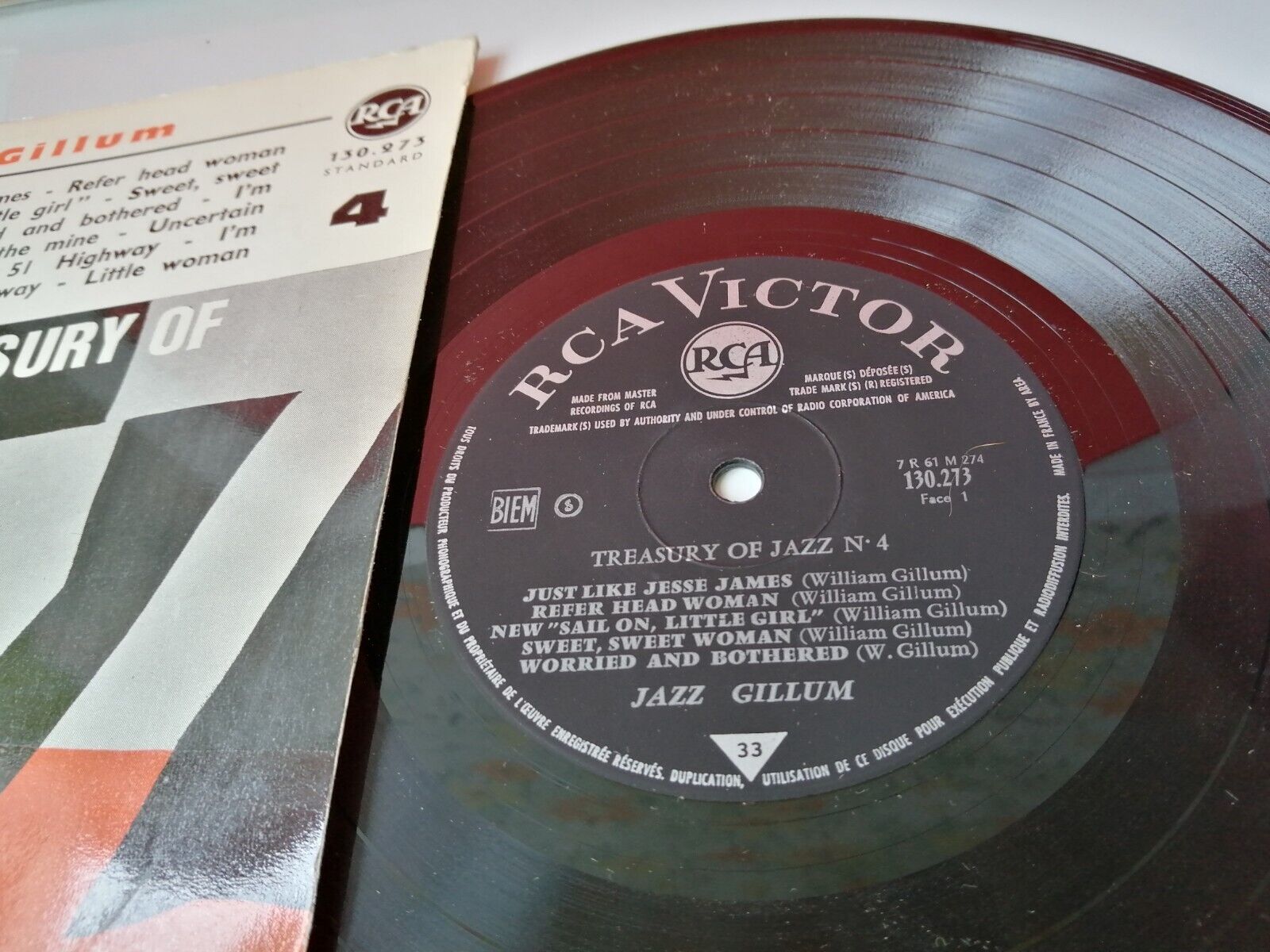 VinylJAZZ GILLUMTreasury of JazzRCA 130273