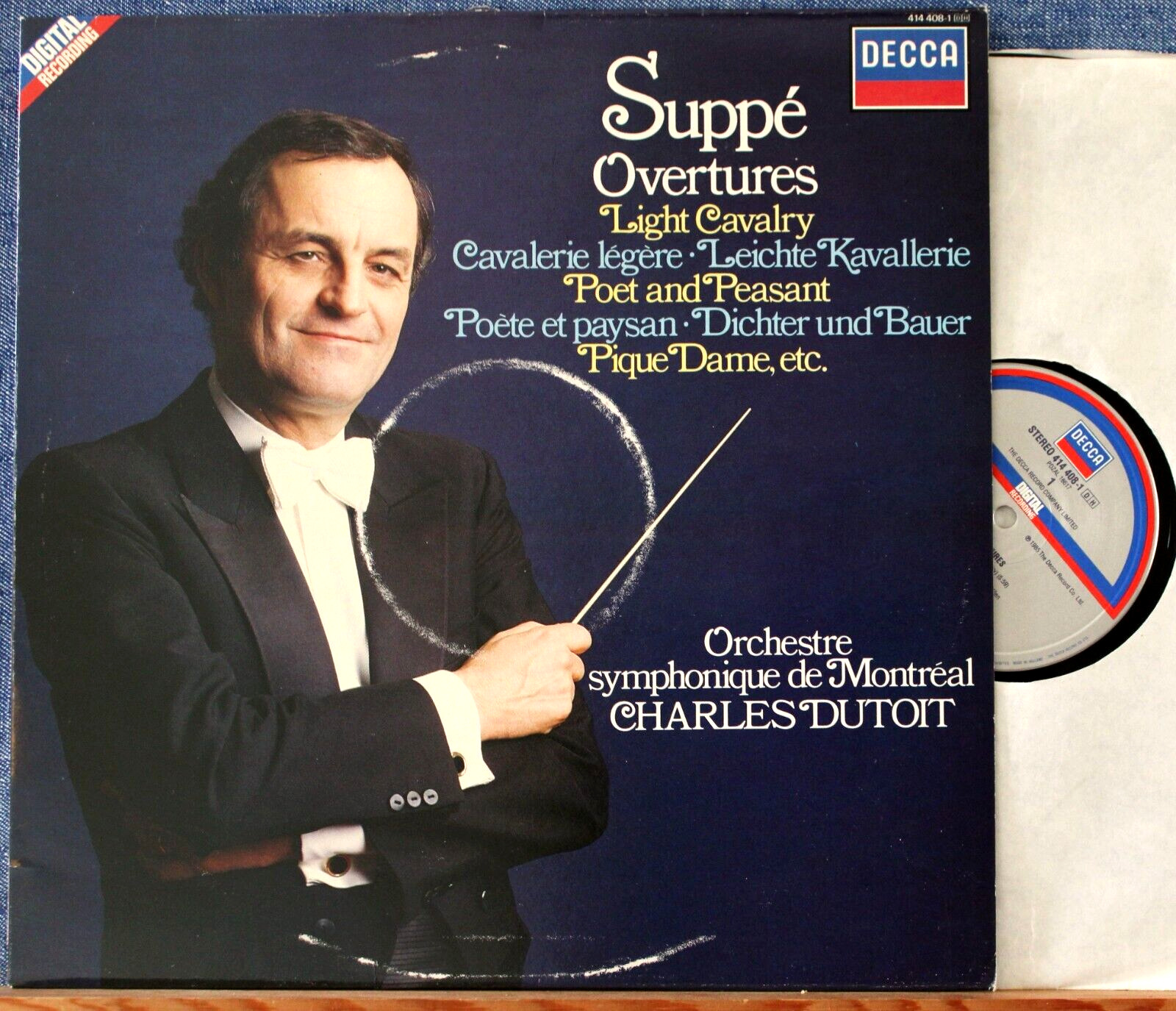 Dutoit Suppé (Overtures) Decca 414 408 dig NM