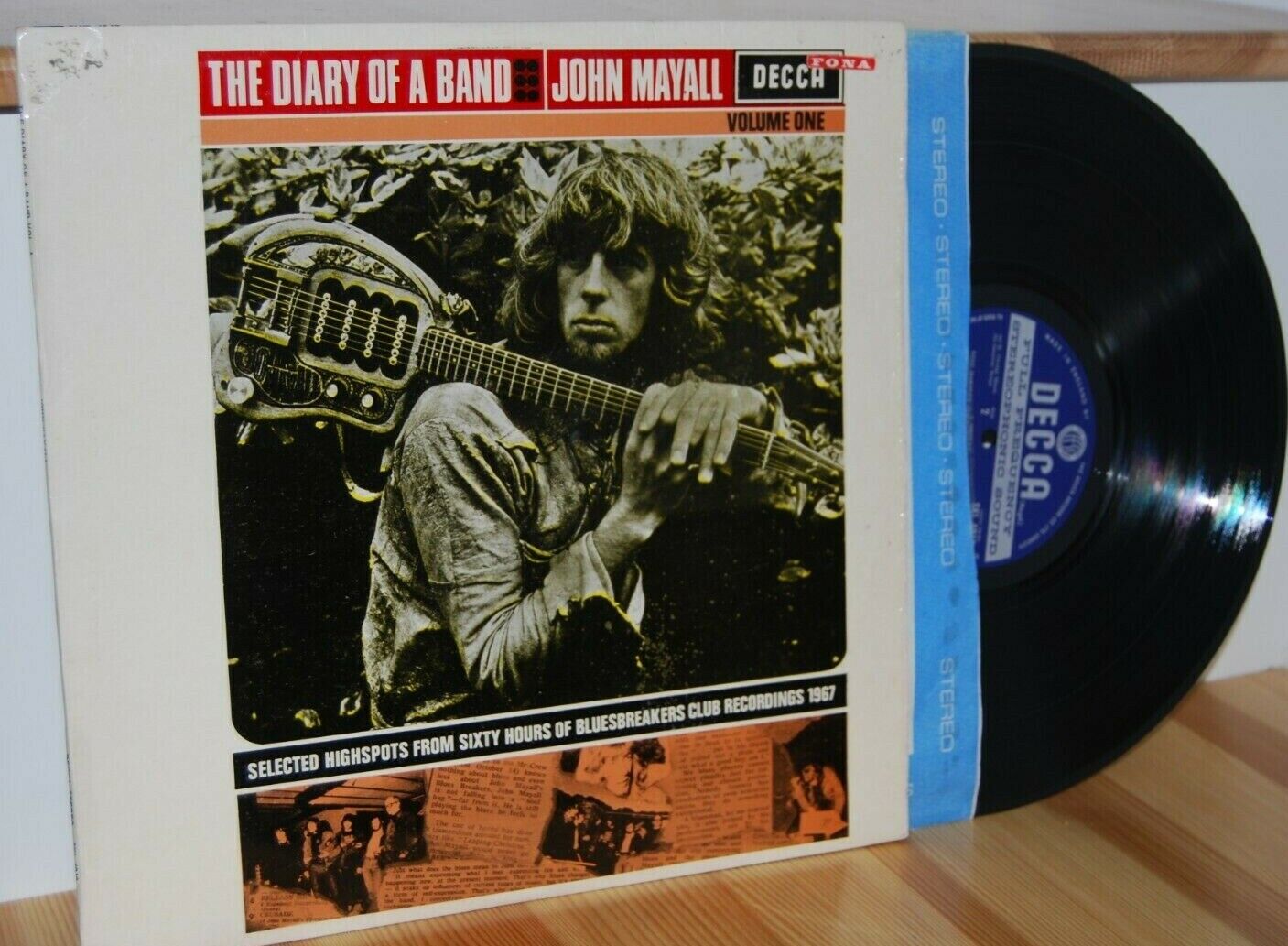 JOHN MAYALL The Dairy Of A Band DECCA SKL 4918 UNBOXED