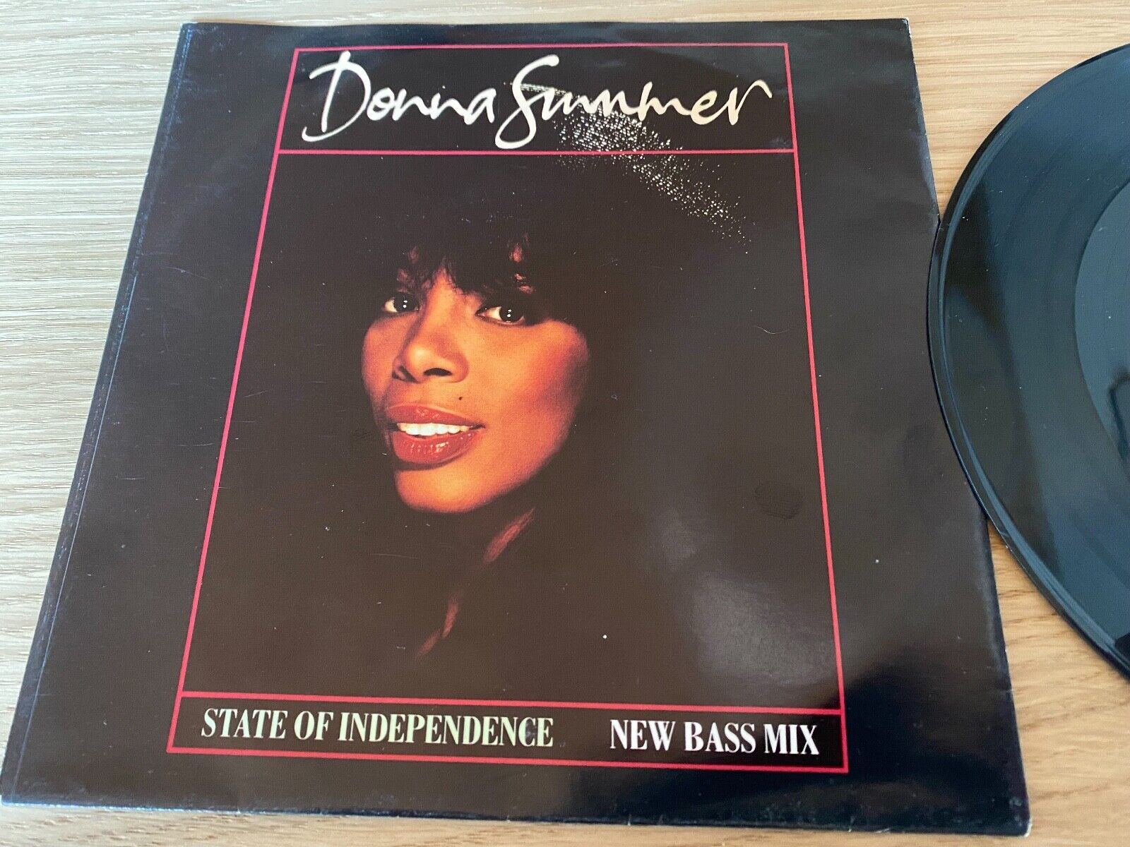 DONNA SUMMER "STATE OF INDEPENDENCE" NEW BASS MIX EDIT 1990 WARNER BROS RECORDS