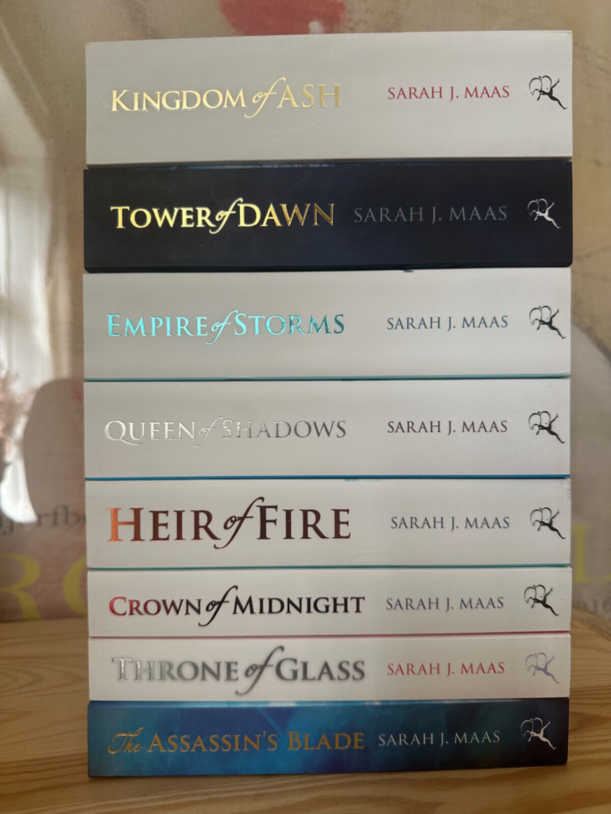 Throne of Glass Box Set Paperback OOP Covers Comes with a map