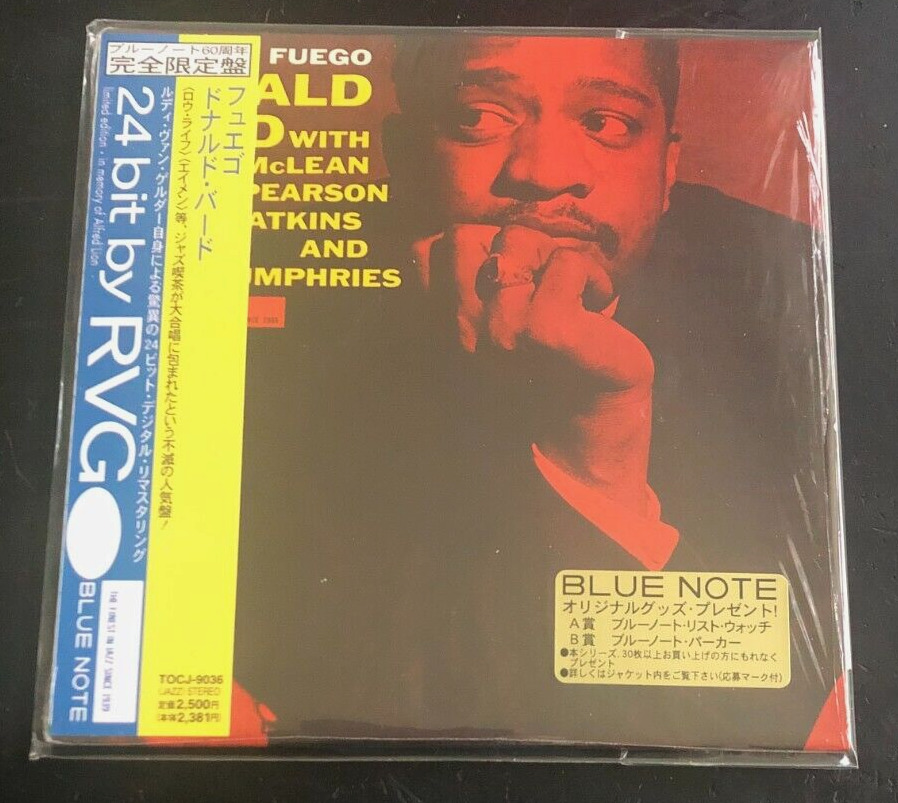 DONALD BYRD ''FUEGO'' - MINI LP JAPAN CD - BLUE NOTE