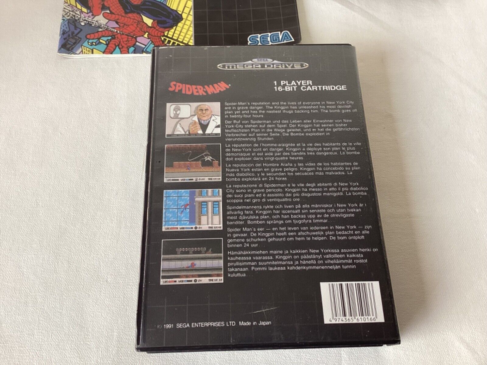 Sega Mega Drive - Spider-Man - PAL - Complete in box