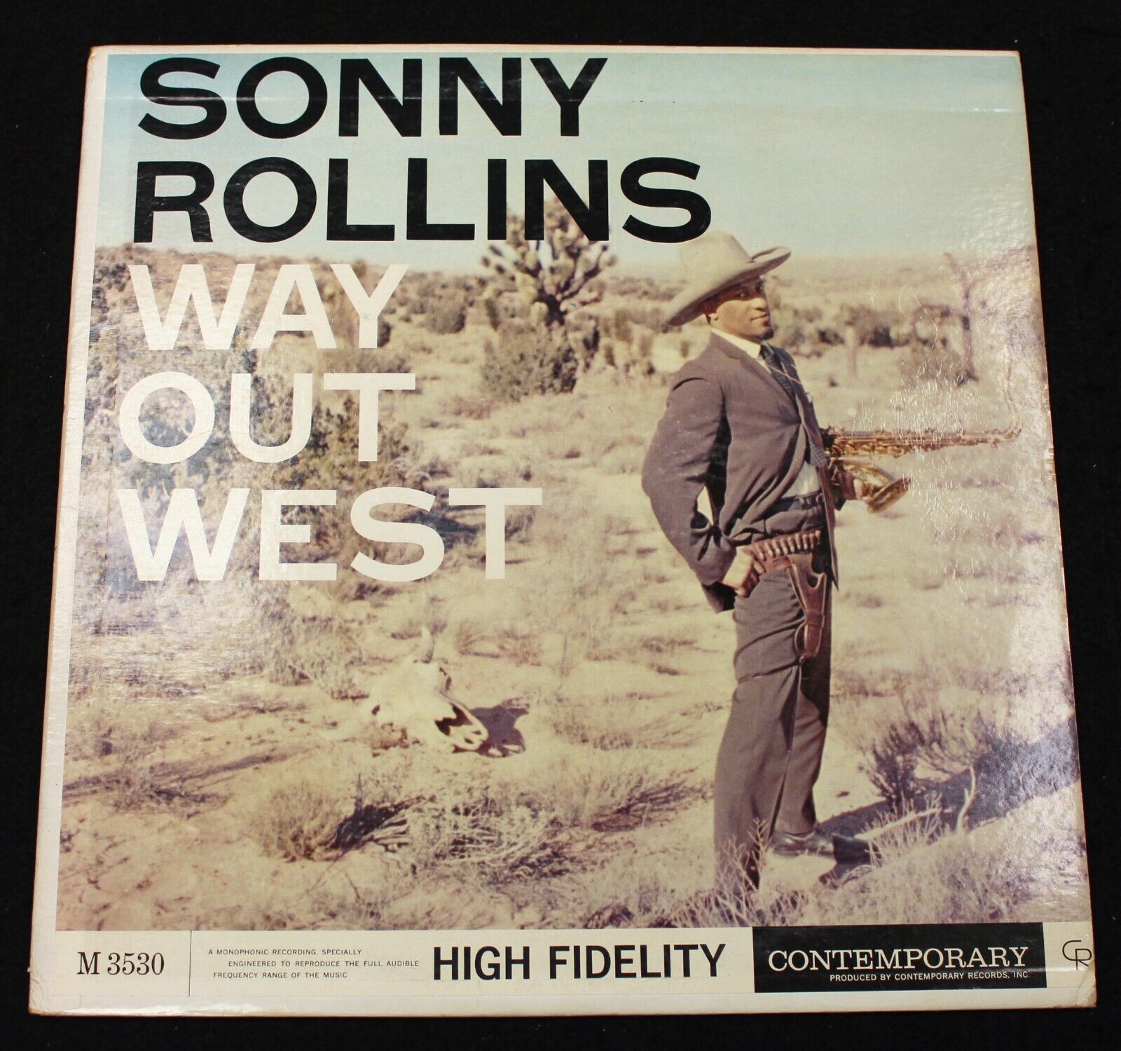 SONNY ROLLINS Way Out West US MONO Comtemporary LP Superb *MINT-* Jazz