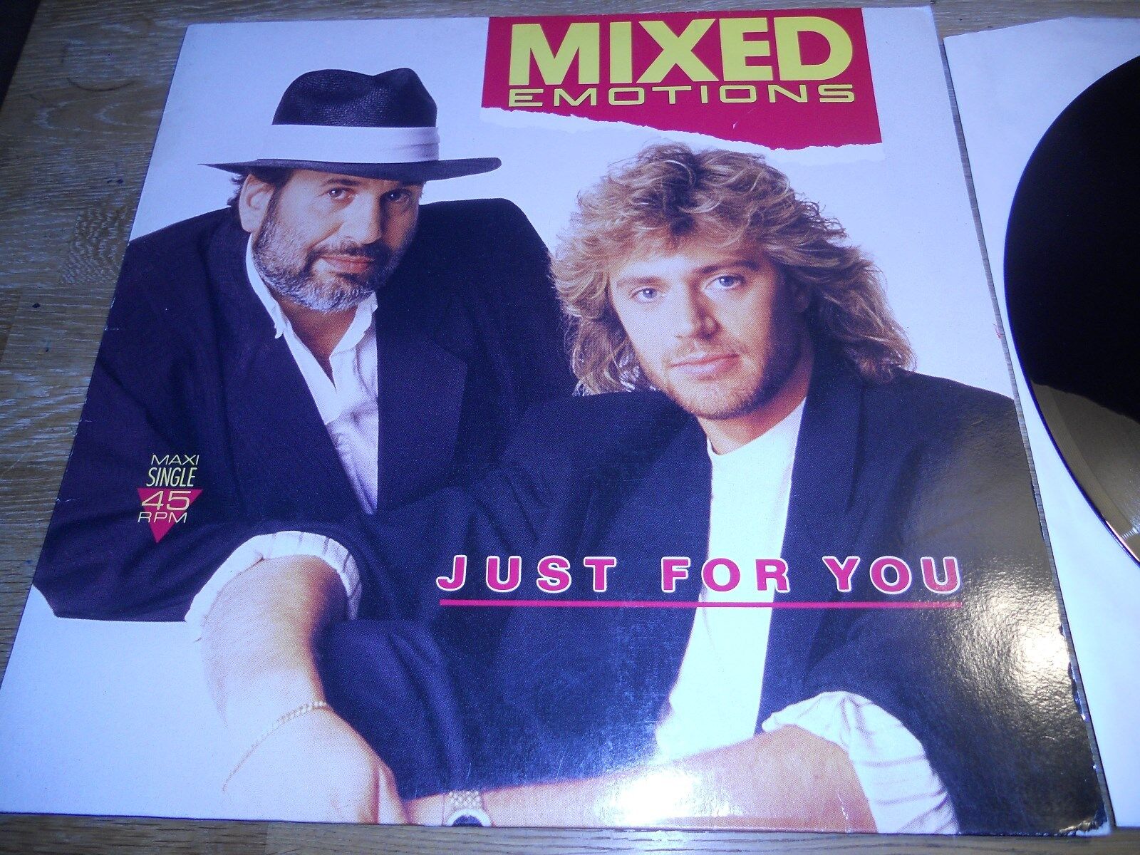 MIXED EMOTIONS "JUST FOR YOU / CHIQUITITA RENITA" 1988 EMI ELECTROLA RECORDS OOP