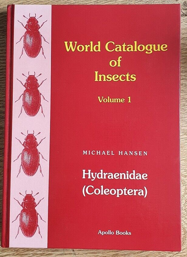 World Catalogue of Insects - Volume 1 - Hydraenidae (Coleoptera)