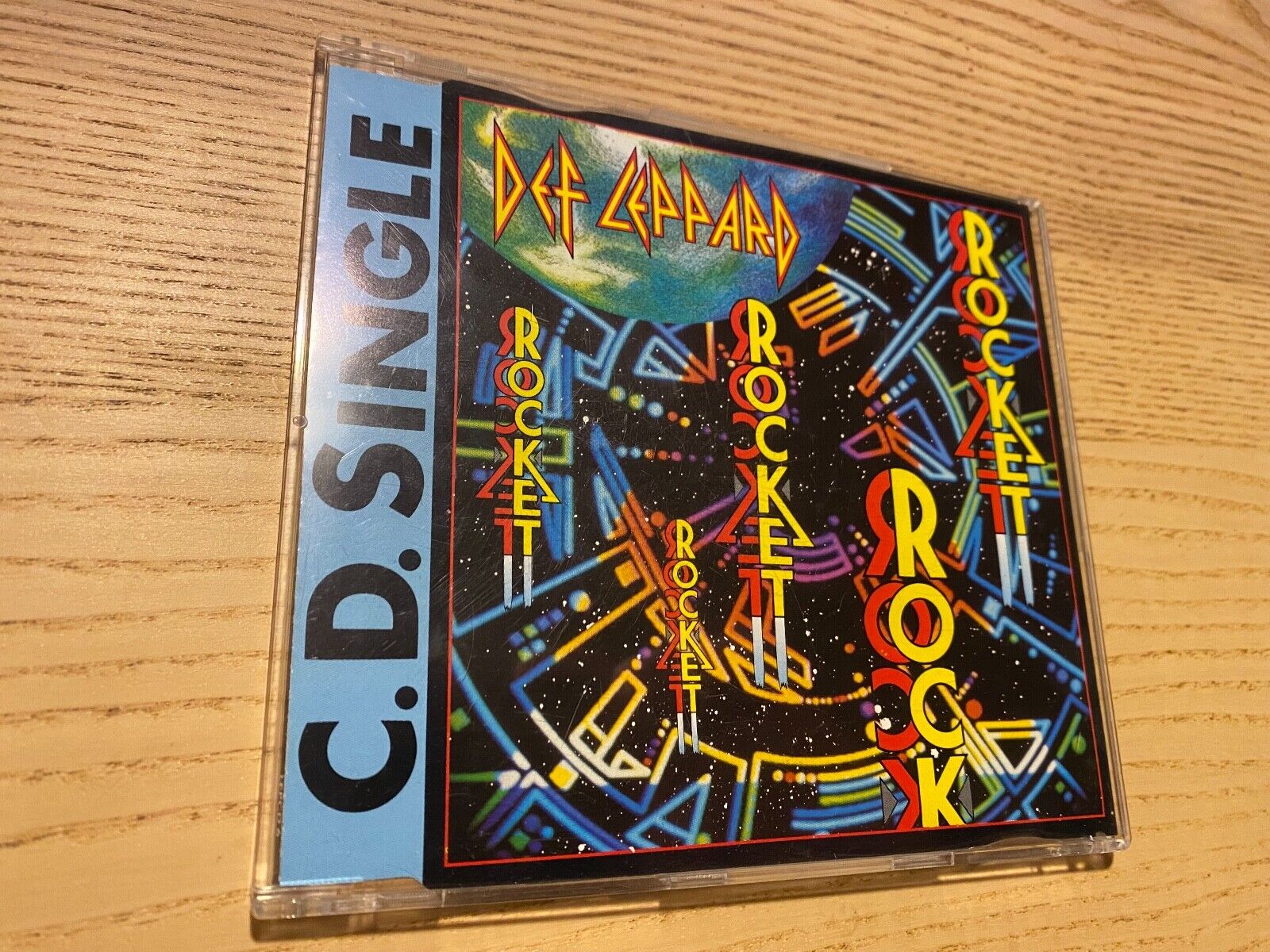 DEF LEPPARD "ROCKET" 1988 PHONOGRAM RECORDS 3 TRACK CD SINGLE 1 PRESSING UK**