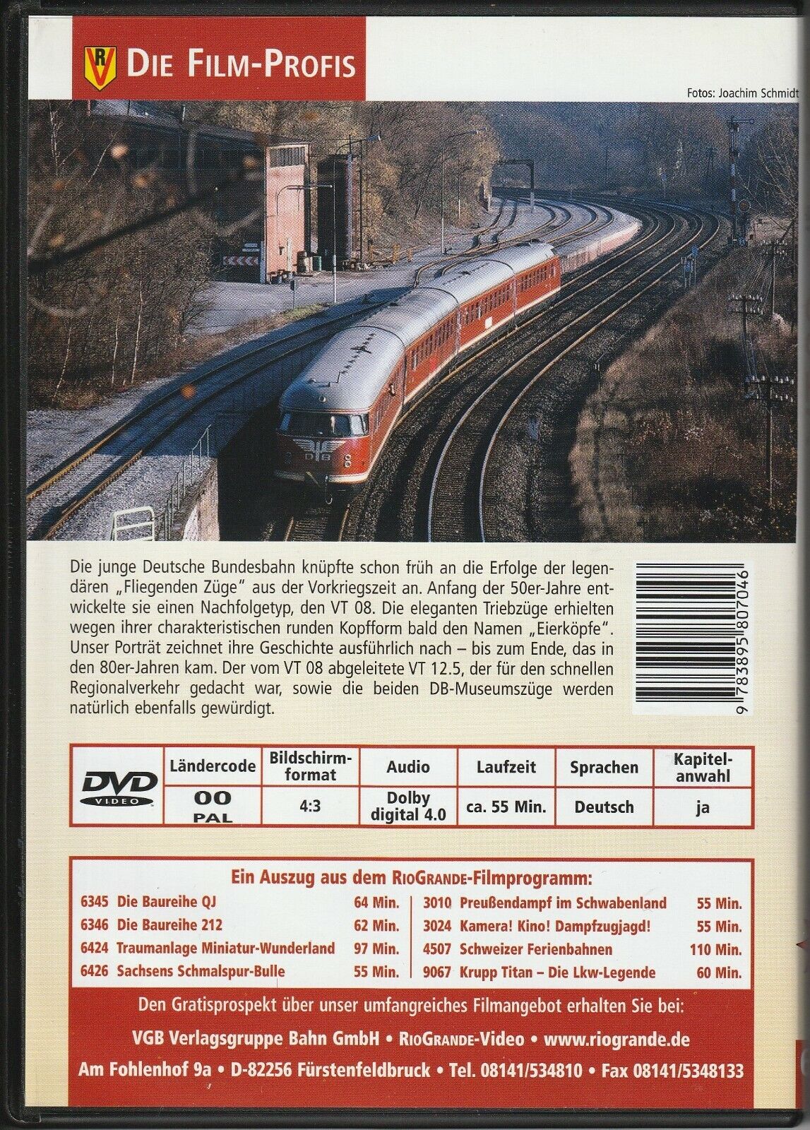 The Stars of the Rail 47: The Series VT 08 | Train Railway DVD