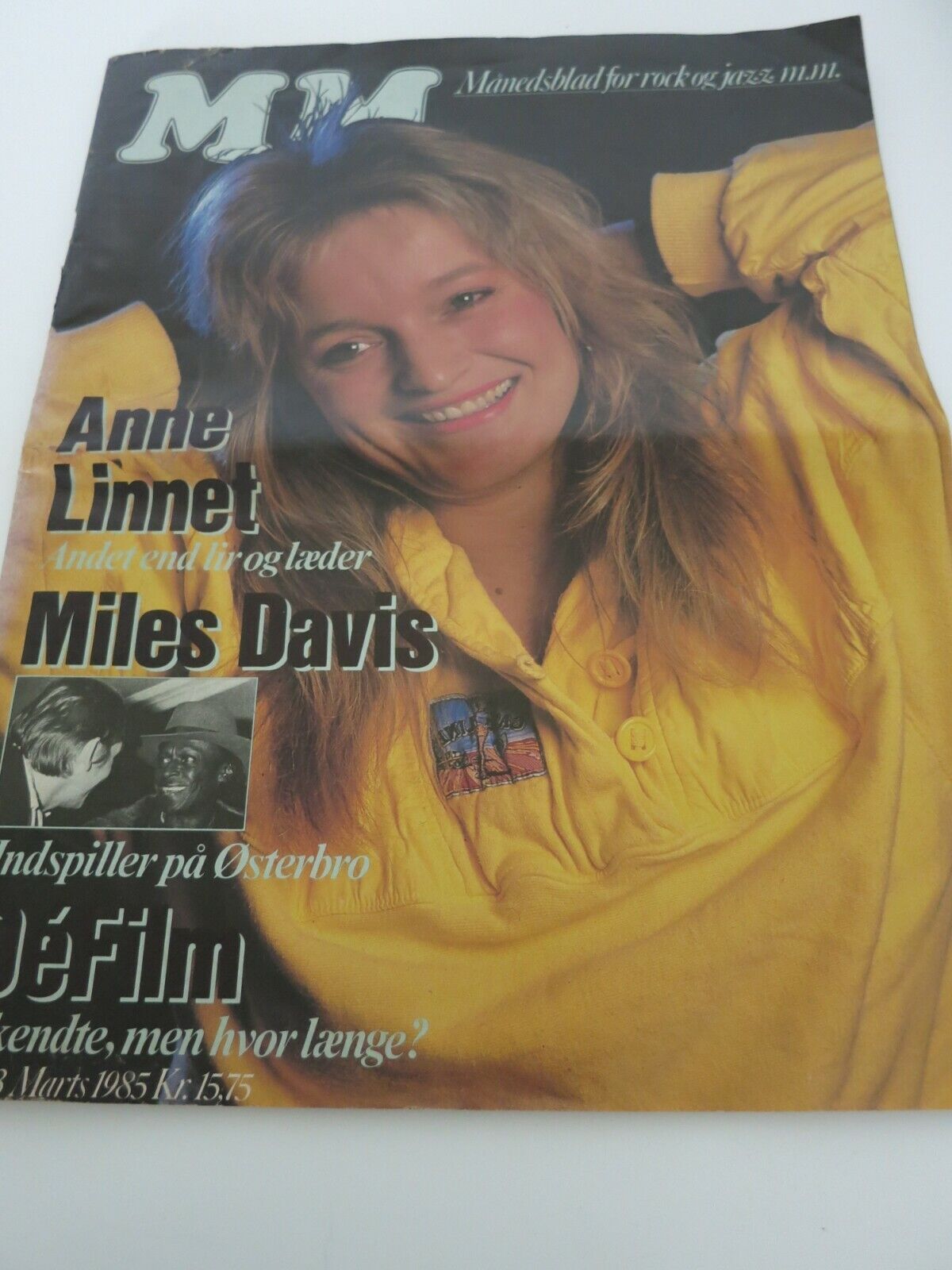 Mag 1985 ANNE LINNET Miles Davis FRANKIE GOES TO HOLLYWOOD Little Richard NA38