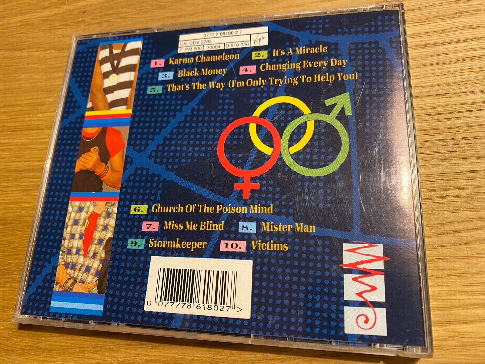 CULTURE CLUB "COLOUR BY NUMBERS" 1983 CD ALBUM 10 TRACK VIRGIN RECORDS LTD UK