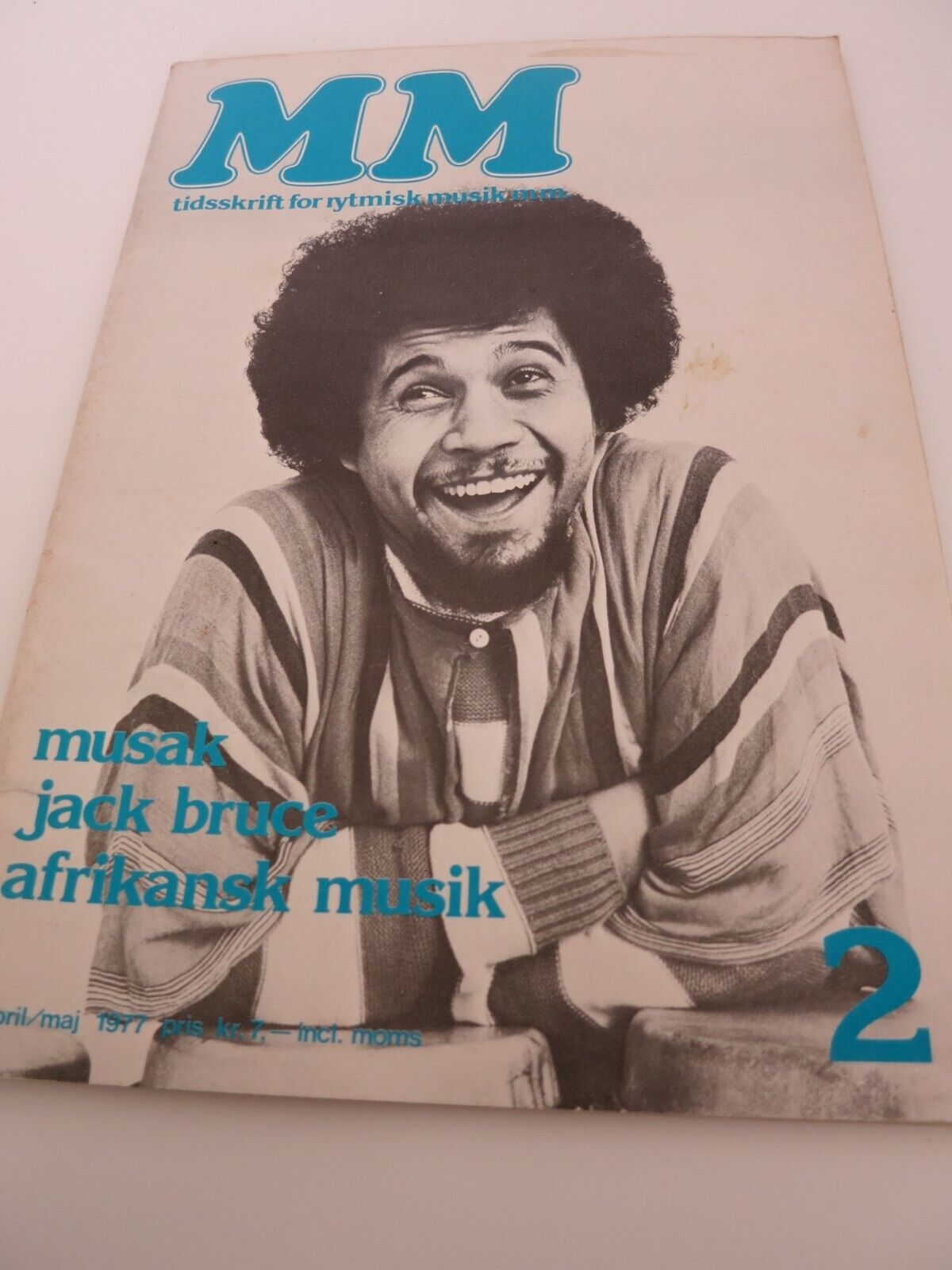 Danish Magazine 1977 MOHAMMED AL JABRY Chicago AB112