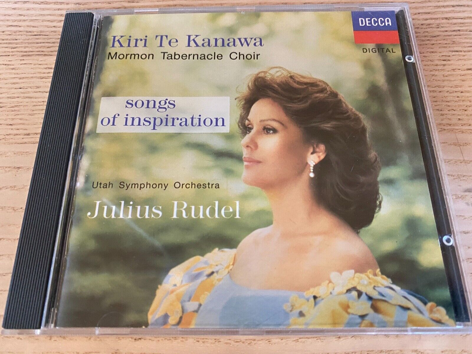 KIRI TE KANAWA "SONGS OF INSPIRATION" 1989 CD 13 TRACKS DECCA RECORDS W GERMANY