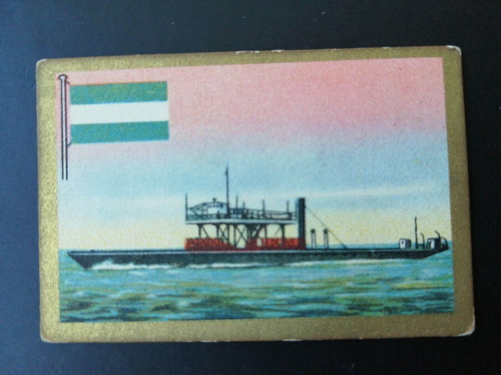 German SABA tobacco ship trading card 1931-33No 103Argentina