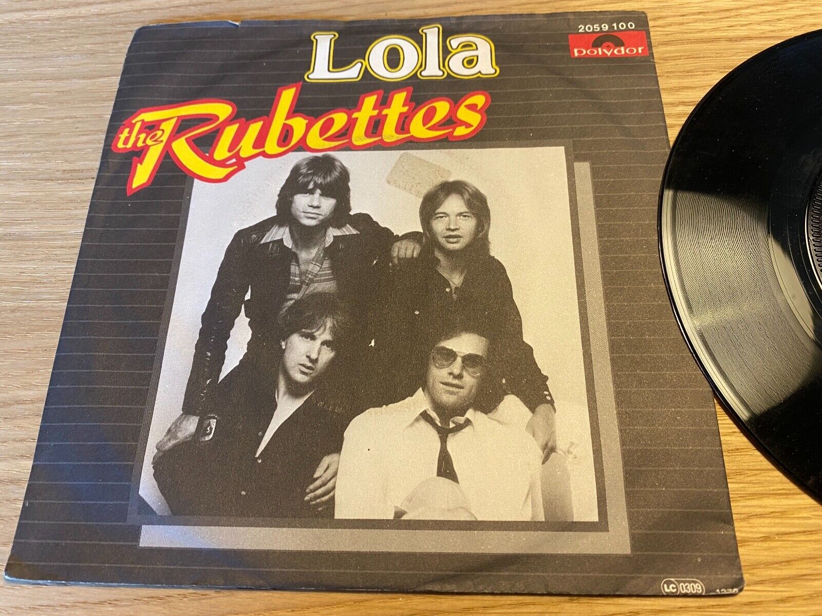 THE RUBETTES "LOLA / STAY WITH ME" 1979 W GERMAN PRESS POLYDOR RECORDS 7" VINYL