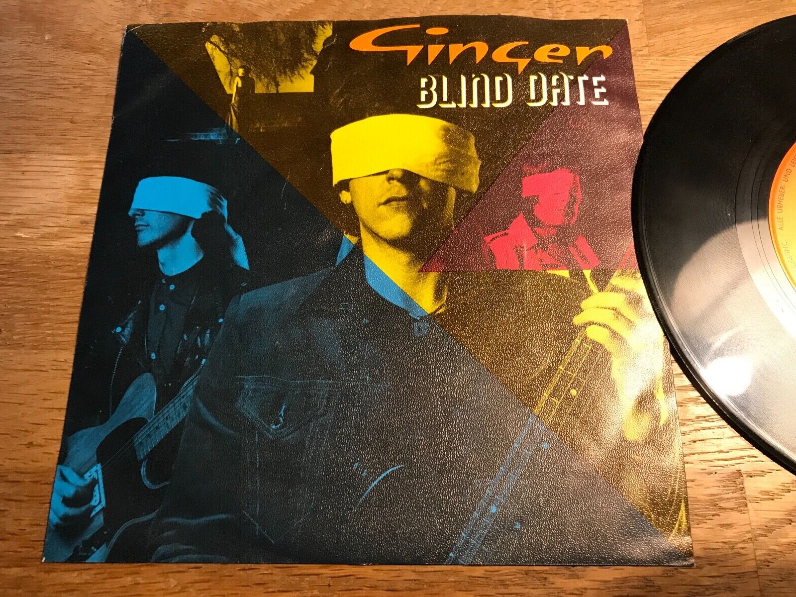 GINGER" "BLIND DATE / I GET UP I GET DOWN" 1980 CBS RECORDS GERMAN PRESSING OOP