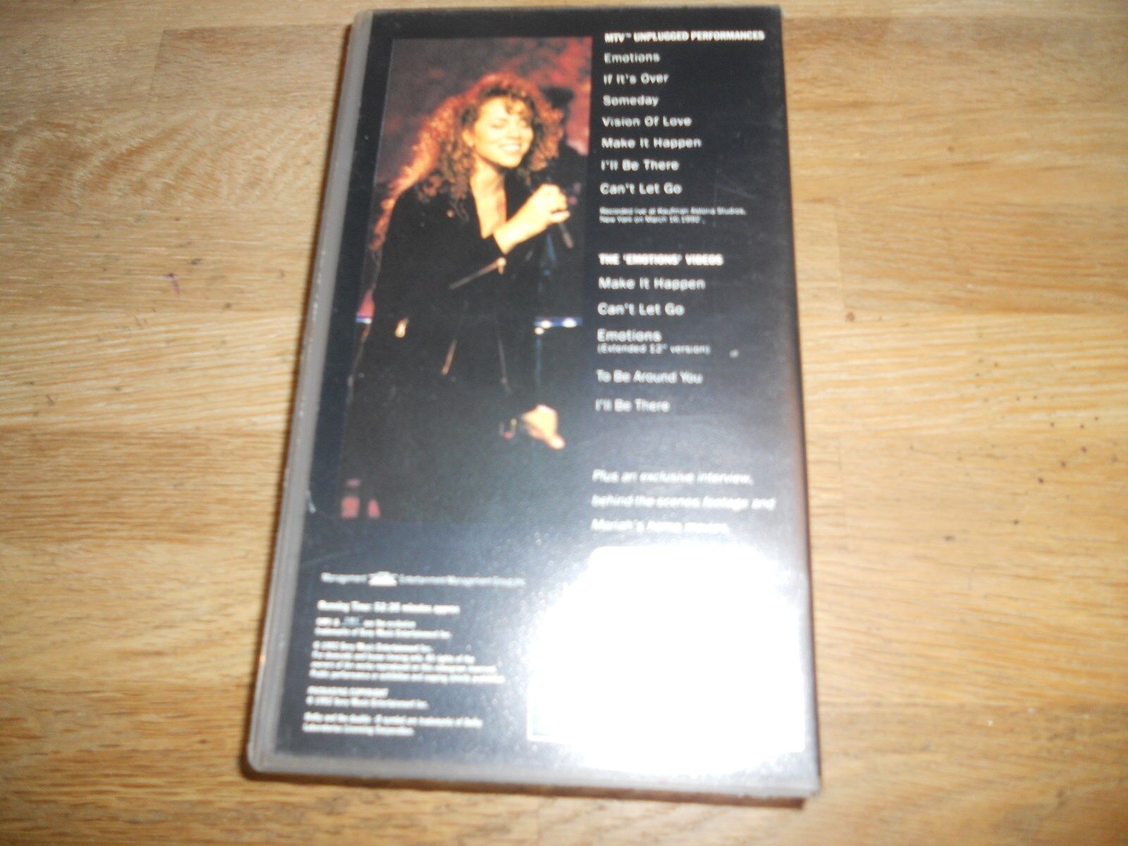 MARIAH CAREY "MTV UNPLUGGED +3" 1992 LIVE PERFORMANCE FOR MTV BEAUTIFUL COVER***