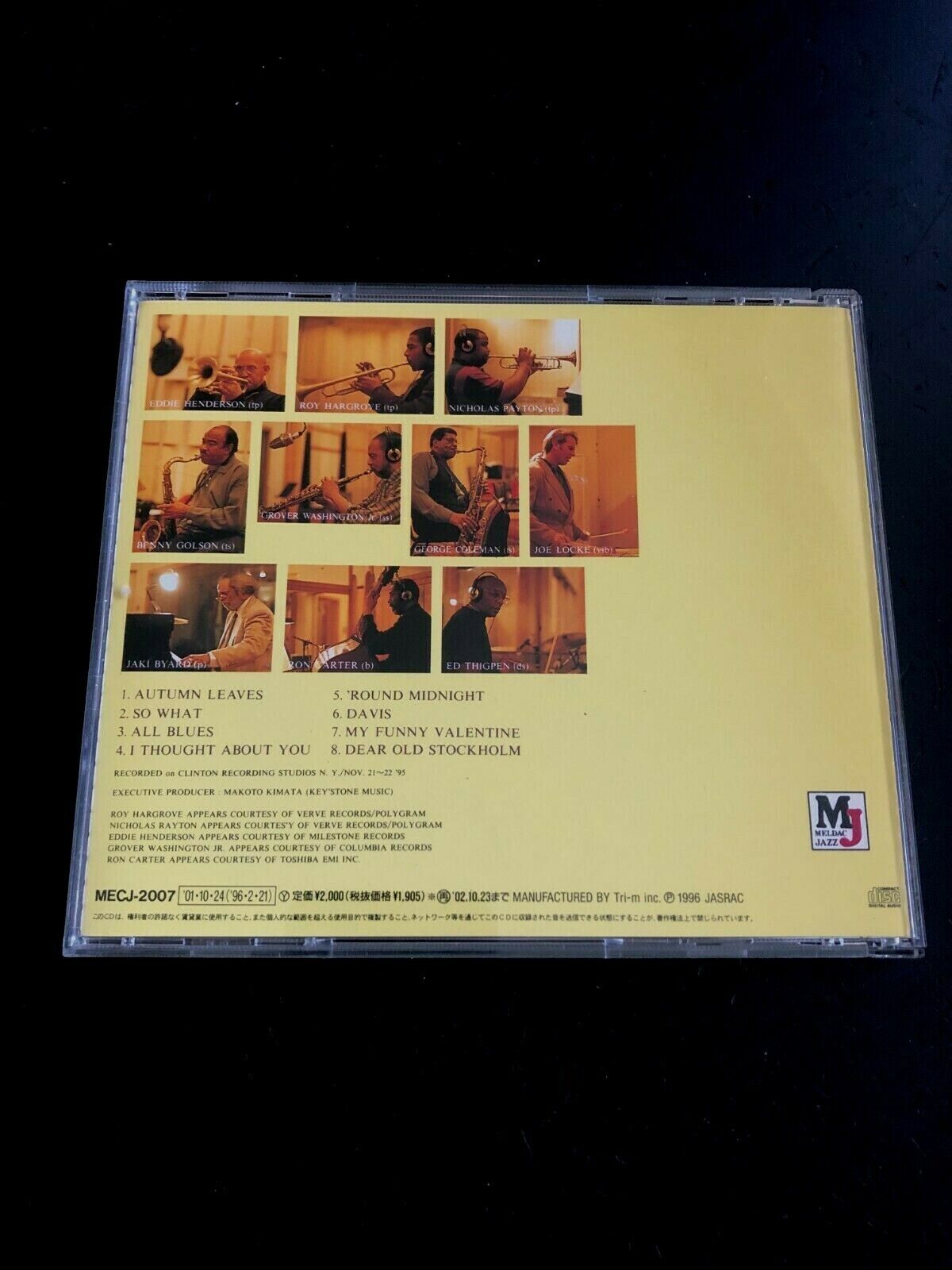 DREAM SESSION '96 ''MILES FAVORITE SONGS'' - JAPAN CD - RON CARTER