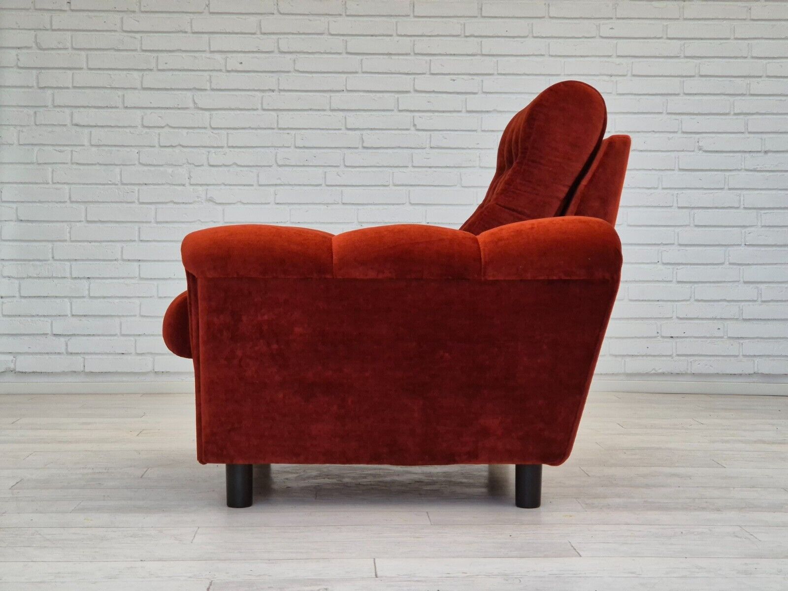 1980s Danish relax armchair in original very good condition velour