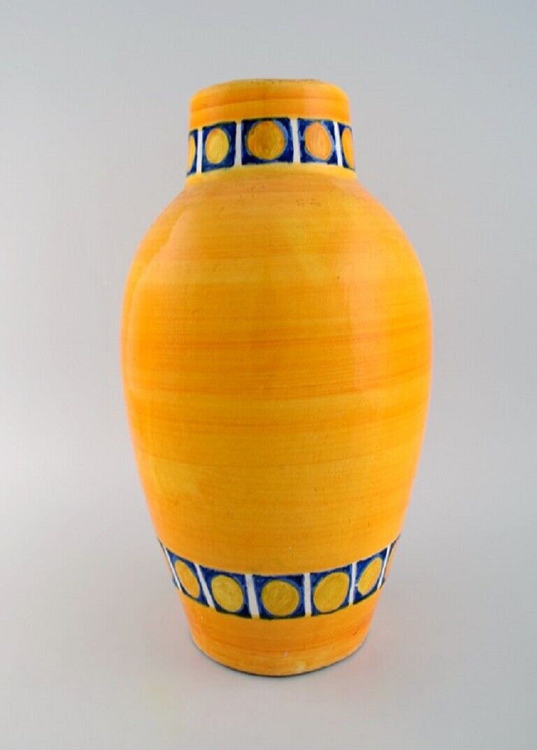 Poterie Serghini Morocco Large unique vase in hand-painted glazed stoneware