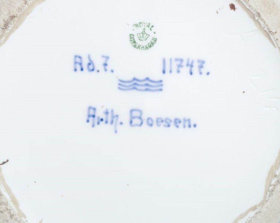 Arthur Boesen for Royal Copenhagen unique colossal porcelain vase