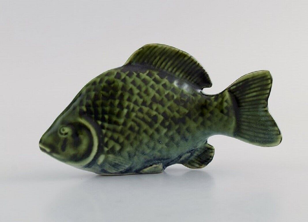 Sven Wejsfelt (1930-2009) for Gustavsberg Unique Stim fish in glazed ceramics