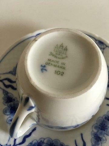 Bing  Grondahl Empire Coffee Cup and Saucer No 102