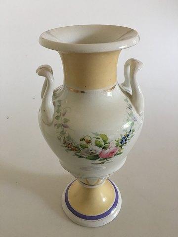 Bing & Grondal Early vase with overglaze decoration