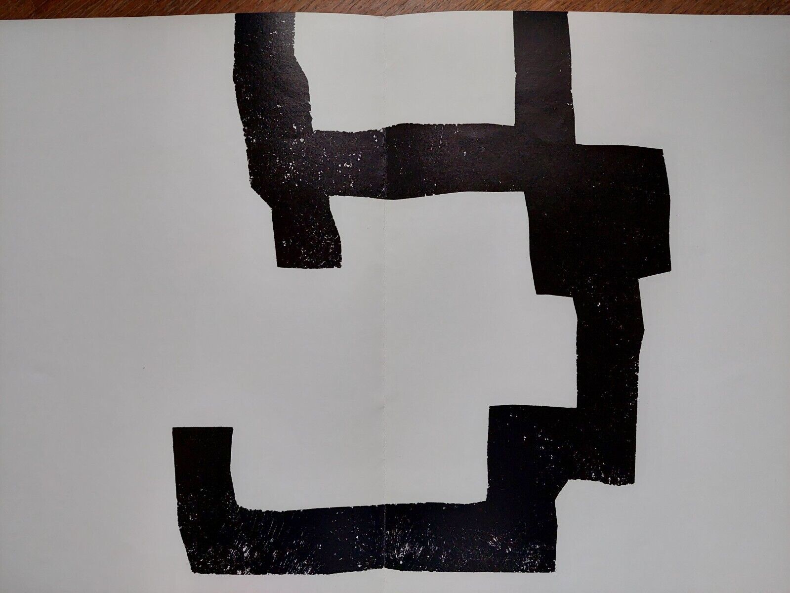 EDUARDO CHILLIDA Offset lithograph Gallery Maeght Paris 1970